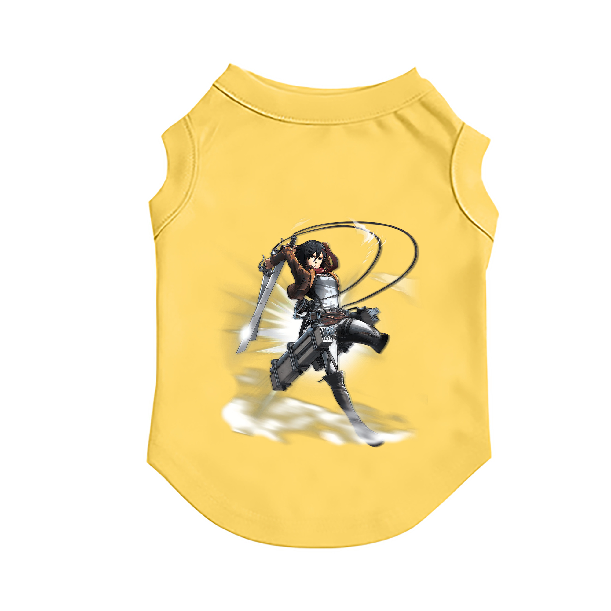 （画像用） 進撃の巨人 ミカサ·アッカーマン Attack on Titan Mikasa Ackerman ペット用ベスト