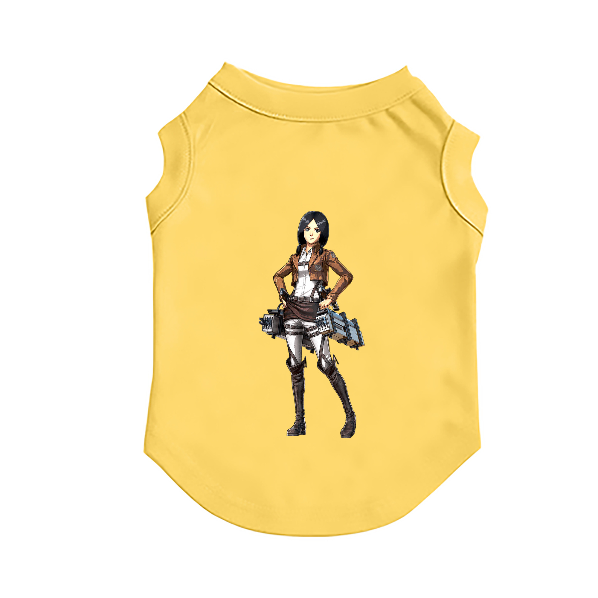 （画像用） 進撃の巨人 ミカサ·アッカーマン Attack on Titan Mikasa Ackerman ペット用ベスト