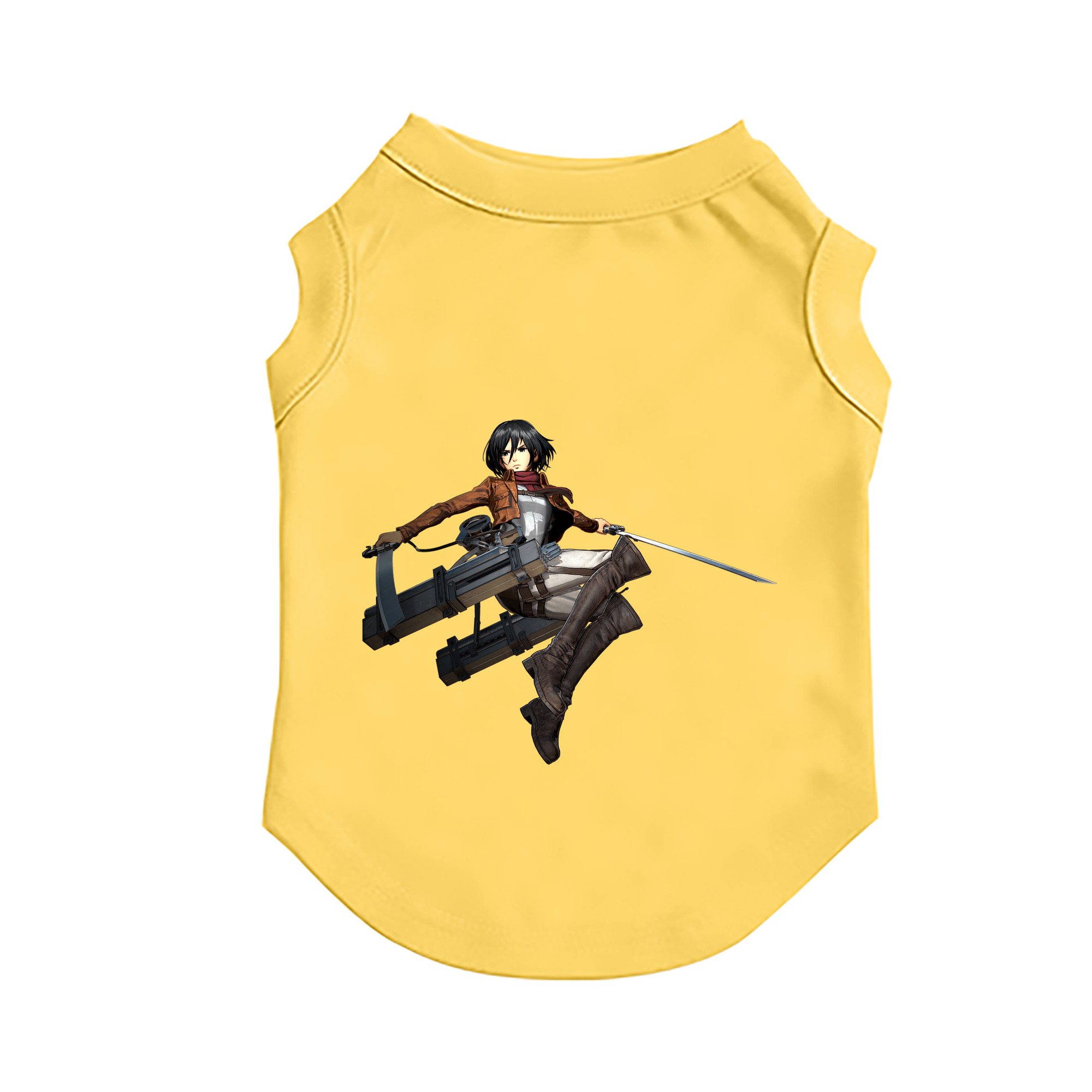 （画像用） 進撃の巨人 ミカサ·アッカーマン Attack on Titan Mikasa Ackerman ペット用ベスト