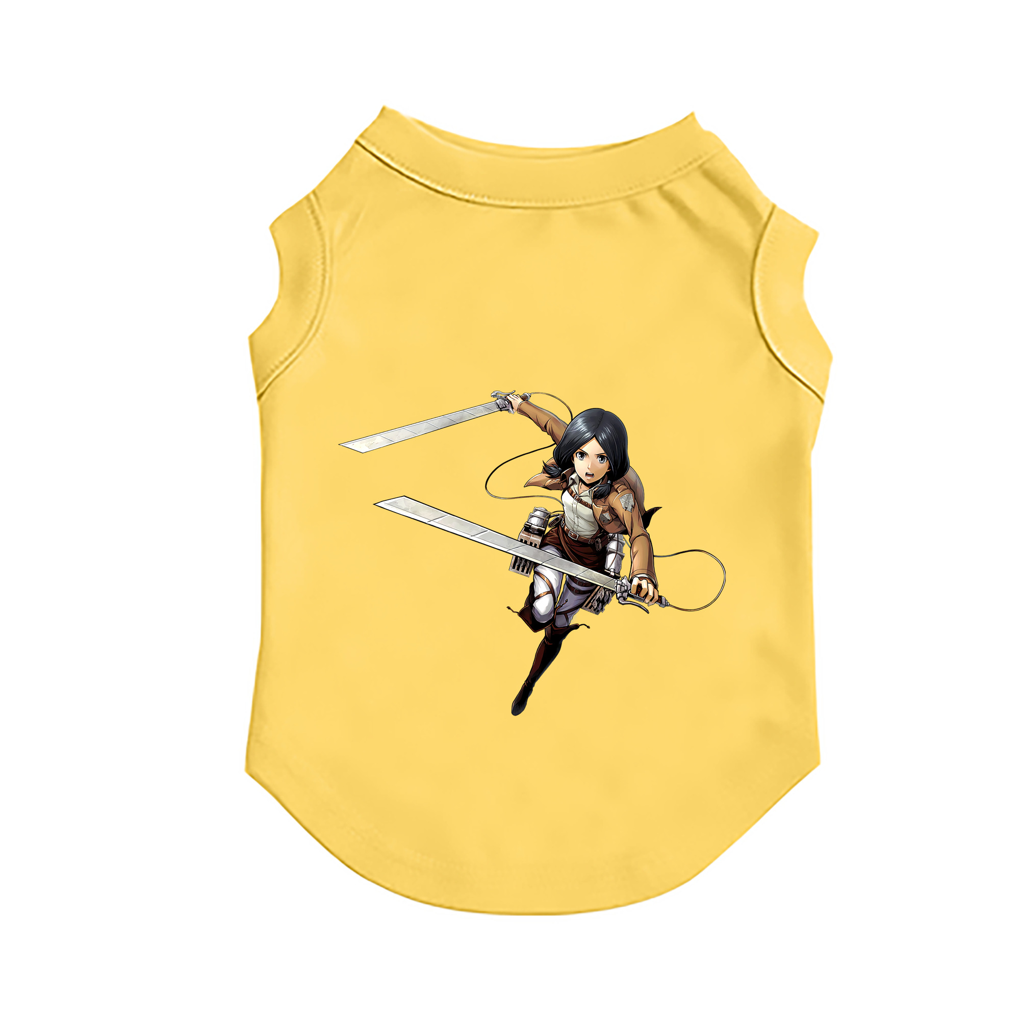 （画像用） 進撃の巨人 ミカサ·アッカーマン Attack on Titan Mikasa Ackerman ペット用ベスト