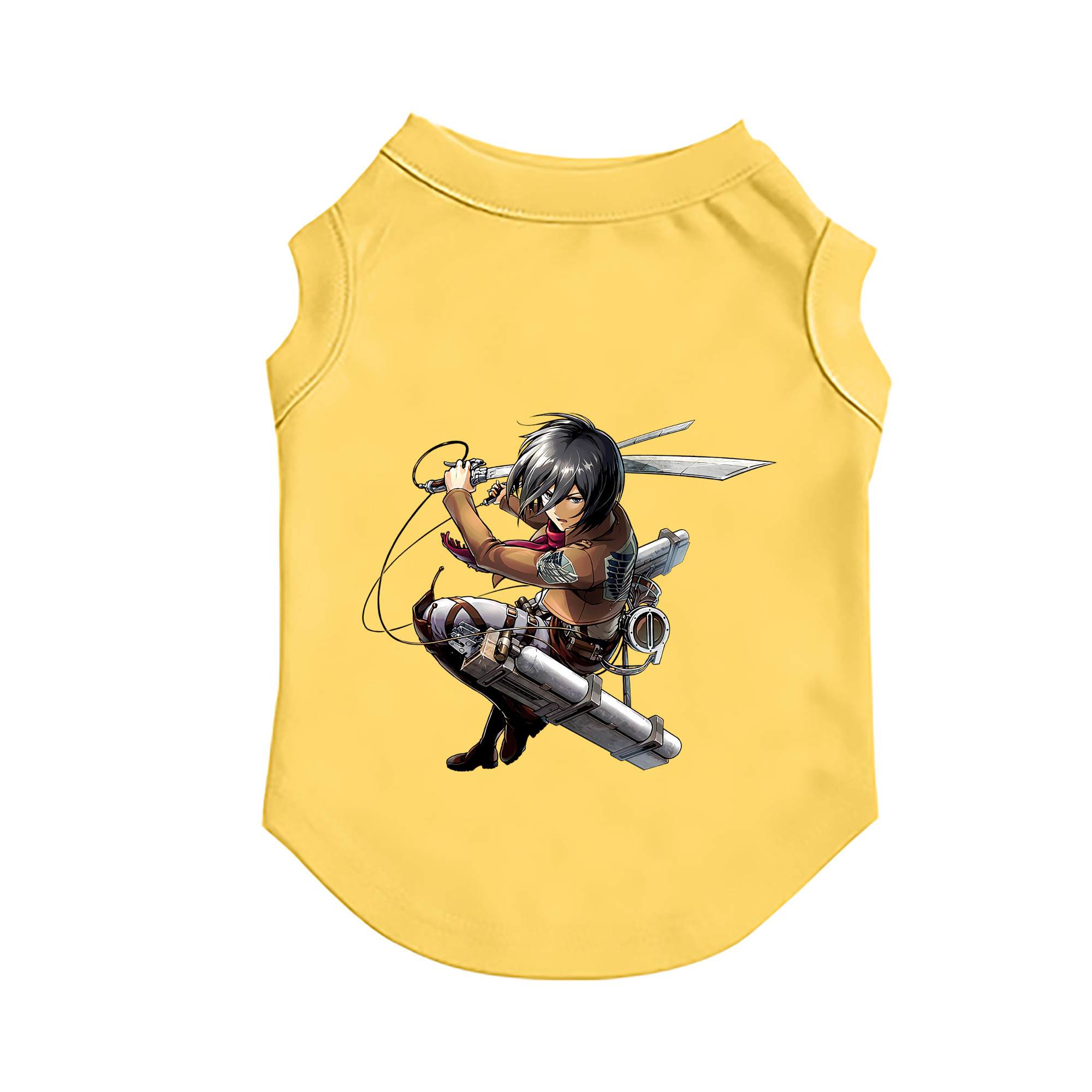 （画像用） 進撃の巨人 ミカサ·アッカーマン Attack on Titan Mikasa Ackerman ペット用ベスト