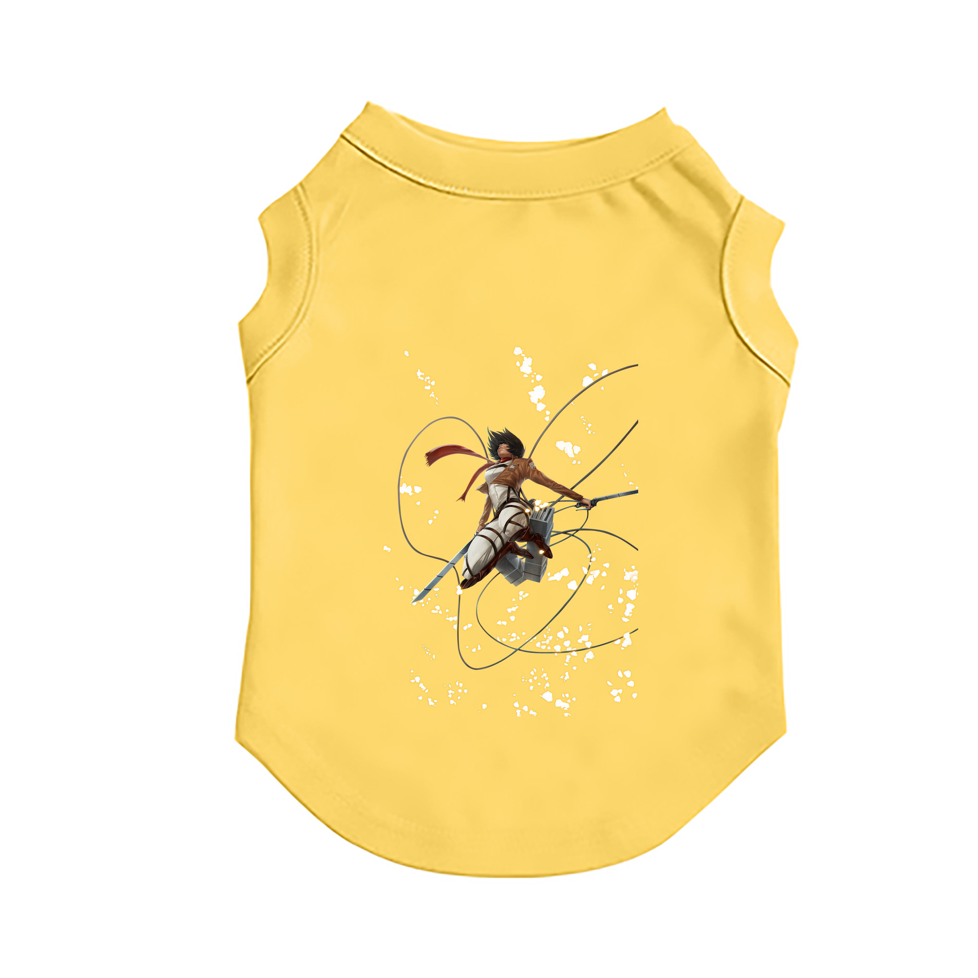 （画像用） 進撃の巨人 ミカサ·アッカーマン Attack on Titan Mikasa Ackerman ペット用ベスト