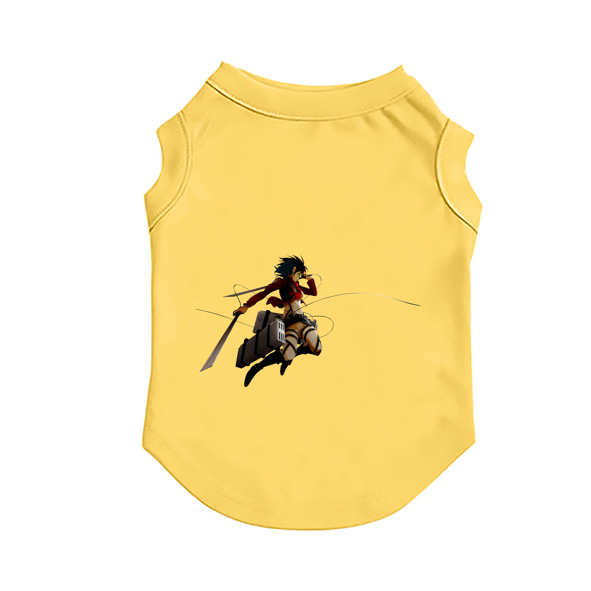 （画像用） 進撃の巨人 ミカサ·アッカーマン Attack on Titan Mikasa Ackerman ペット用ベスト
