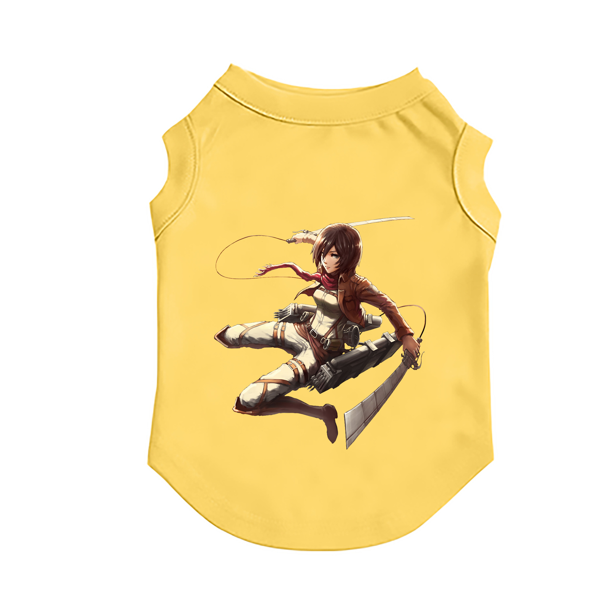 （画像用） 進撃の巨人 ミカサ·アッカーマン Attack on Titan Mikasa Ackerman ペット用ベスト