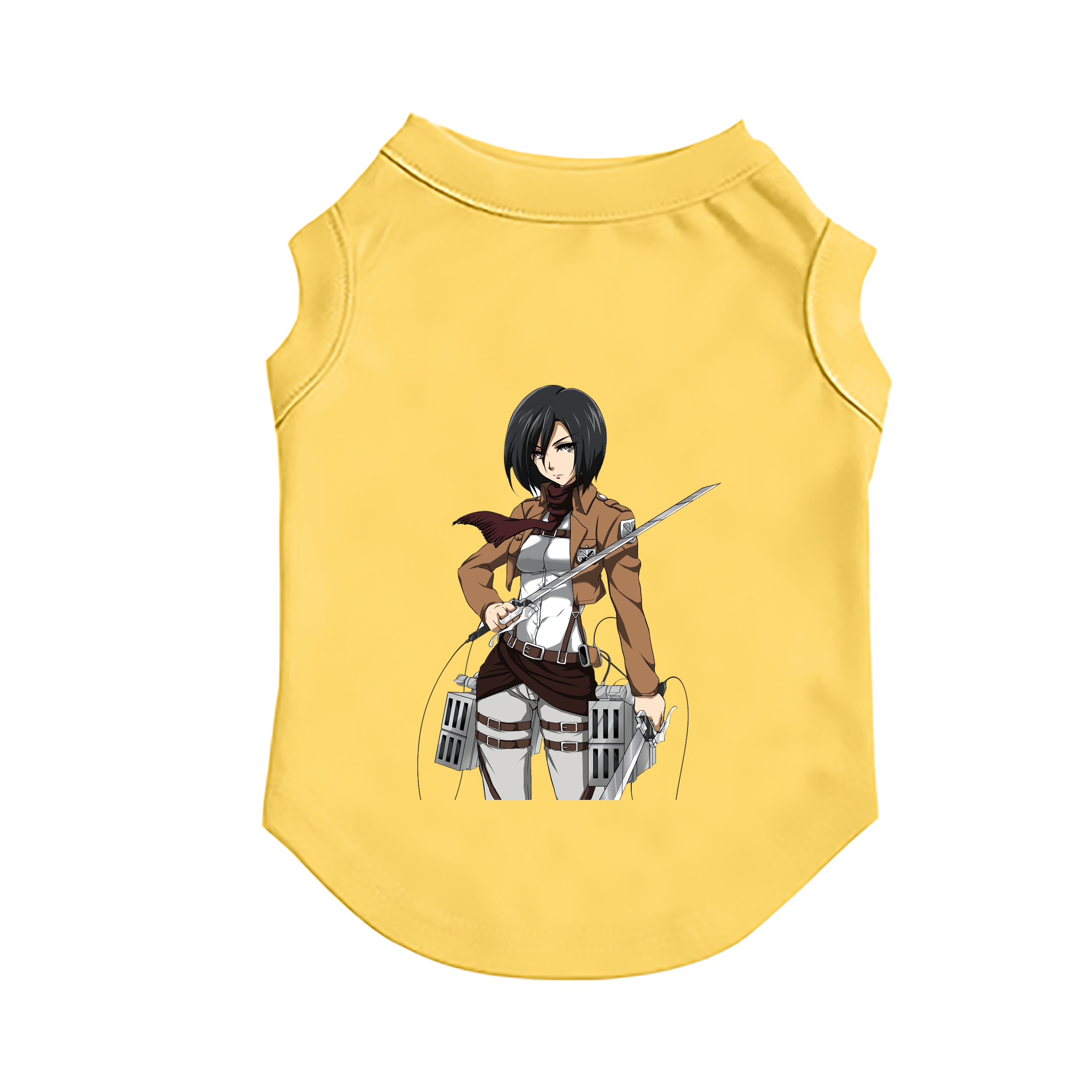 （画像用） 進撃の巨人 ミカサ·アッカーマン Attack on Titan Mikasa Ackerman ペット用ベスト
