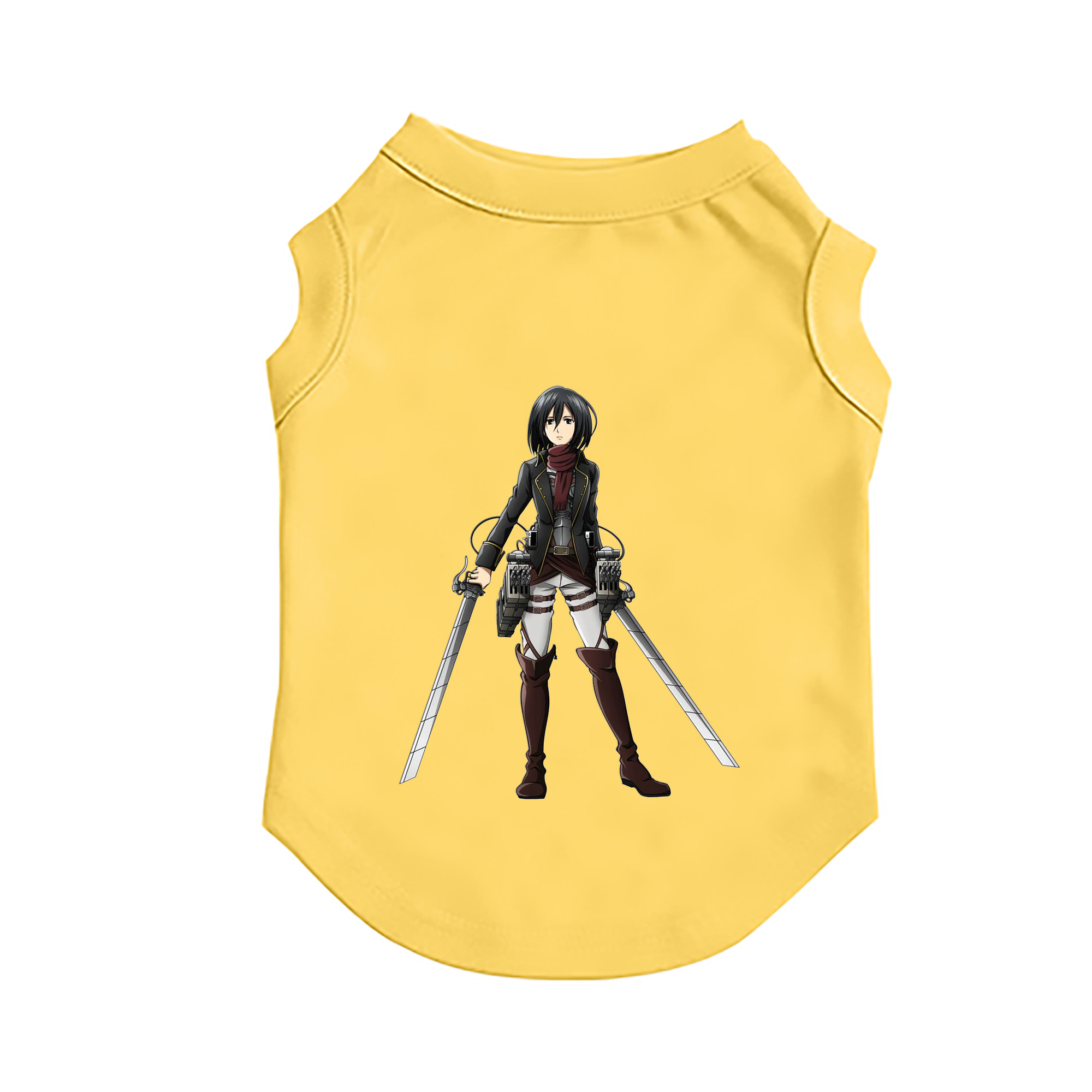 （画像用） 進撃の巨人 ミカサ·アッカーマン Attack on Titan Mikasa Ackerman ペット用ベスト