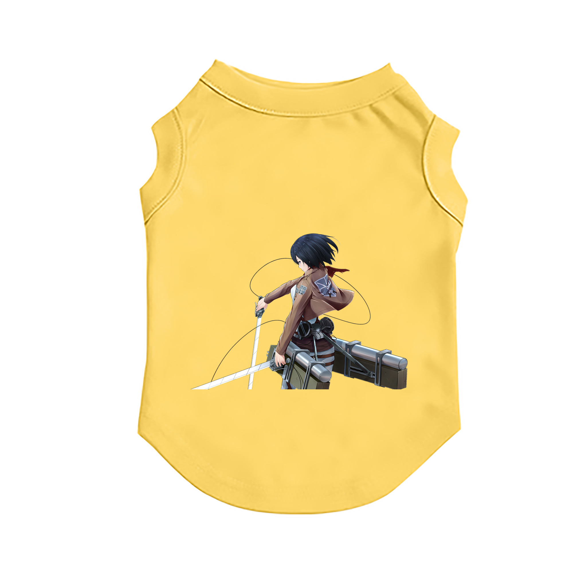 （画像用） 進撃の巨人 ミカサ·アッカーマン Attack on Titan Mikasa Ackerman ペット用ベスト