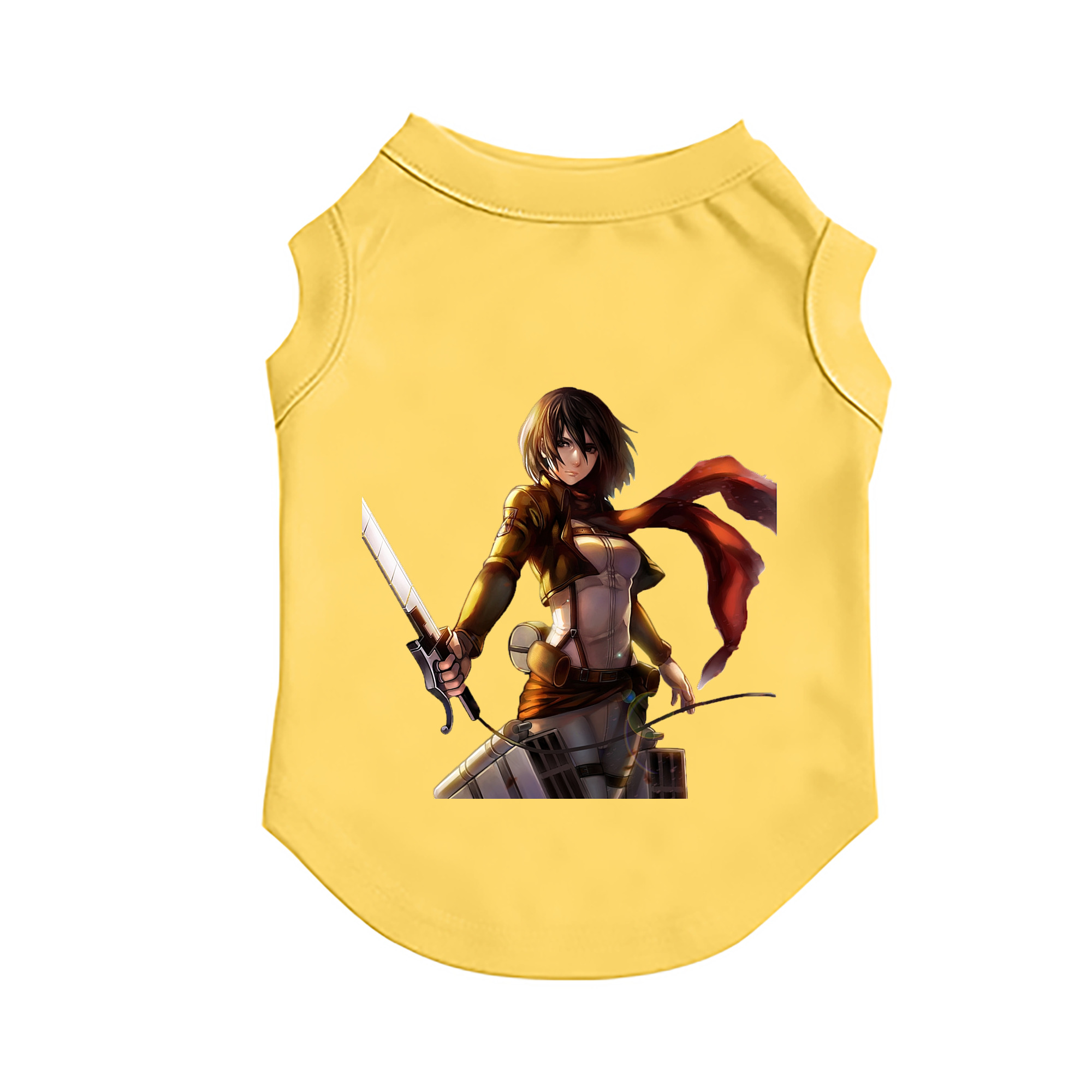 （画像用） 進撃の巨人 ミカサ·アッカーマン Attack on Titan Mikasa Ackerman ペット用ベスト
