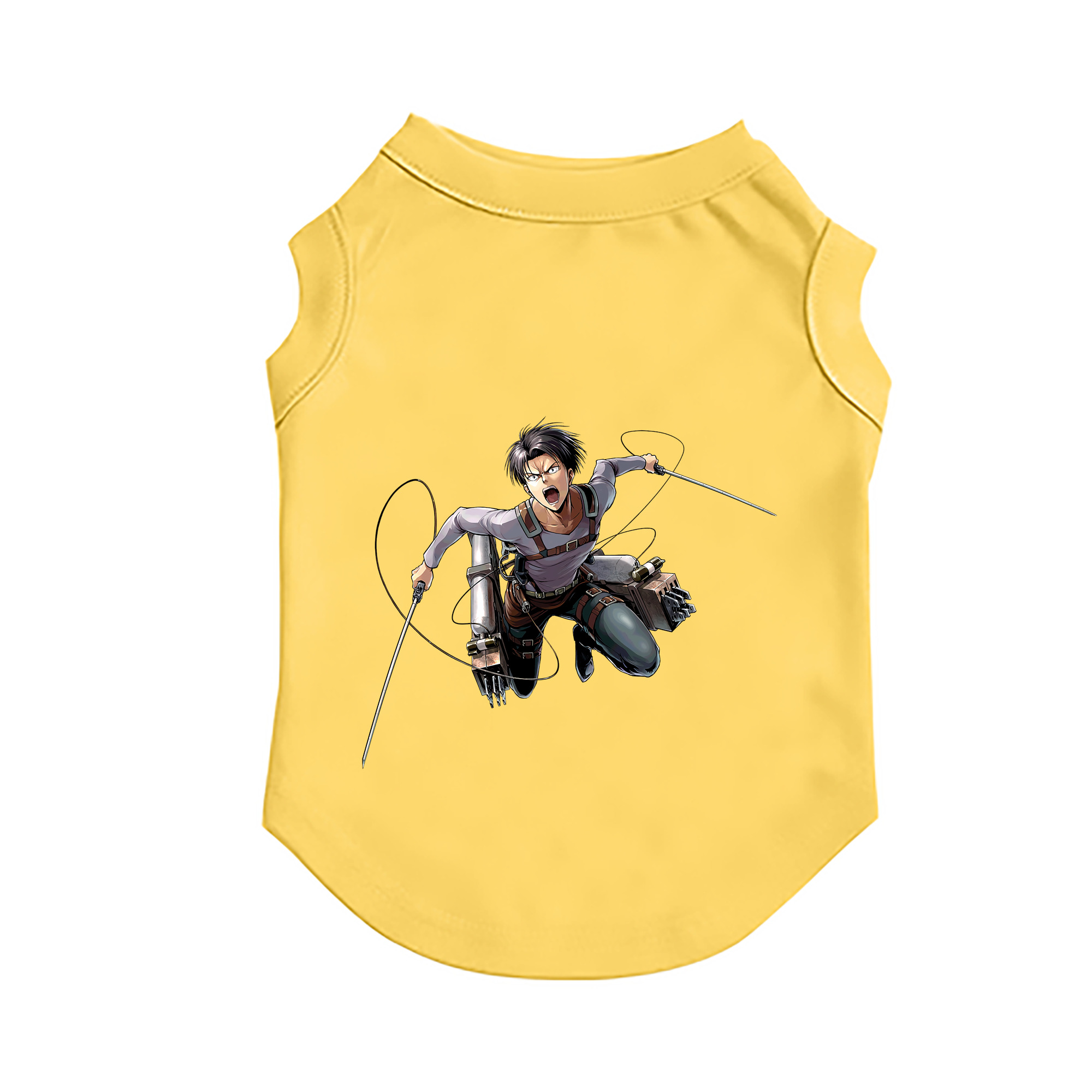 （画像用） 進撃の巨人 リヴァイ·アッカーマン Attack on Titan Levi Ackerman ペット用ベスト