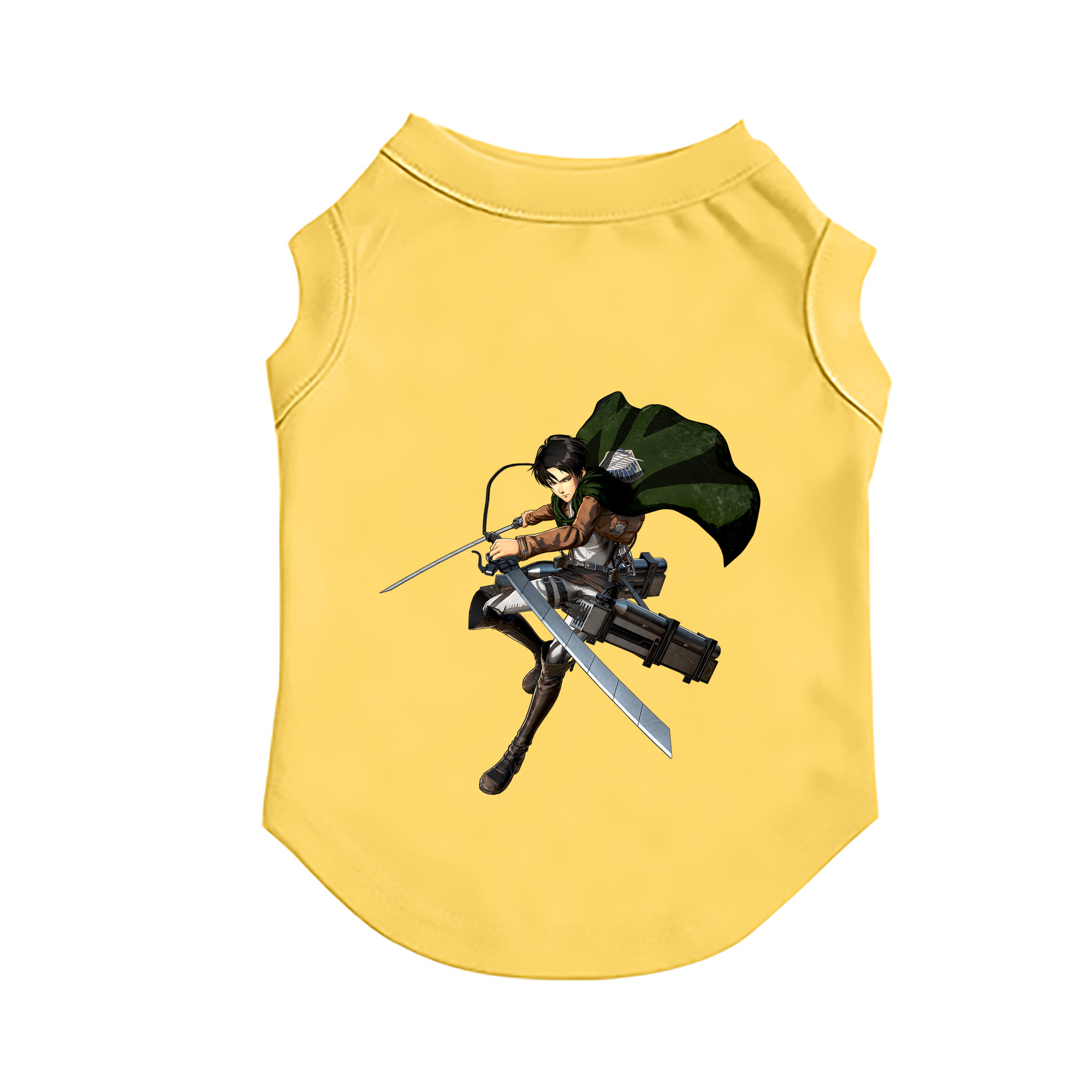 （画像用） 進撃の巨人 リヴァイ·アッカーマン Attack on Titan Levi Ackerman ペット用ベスト