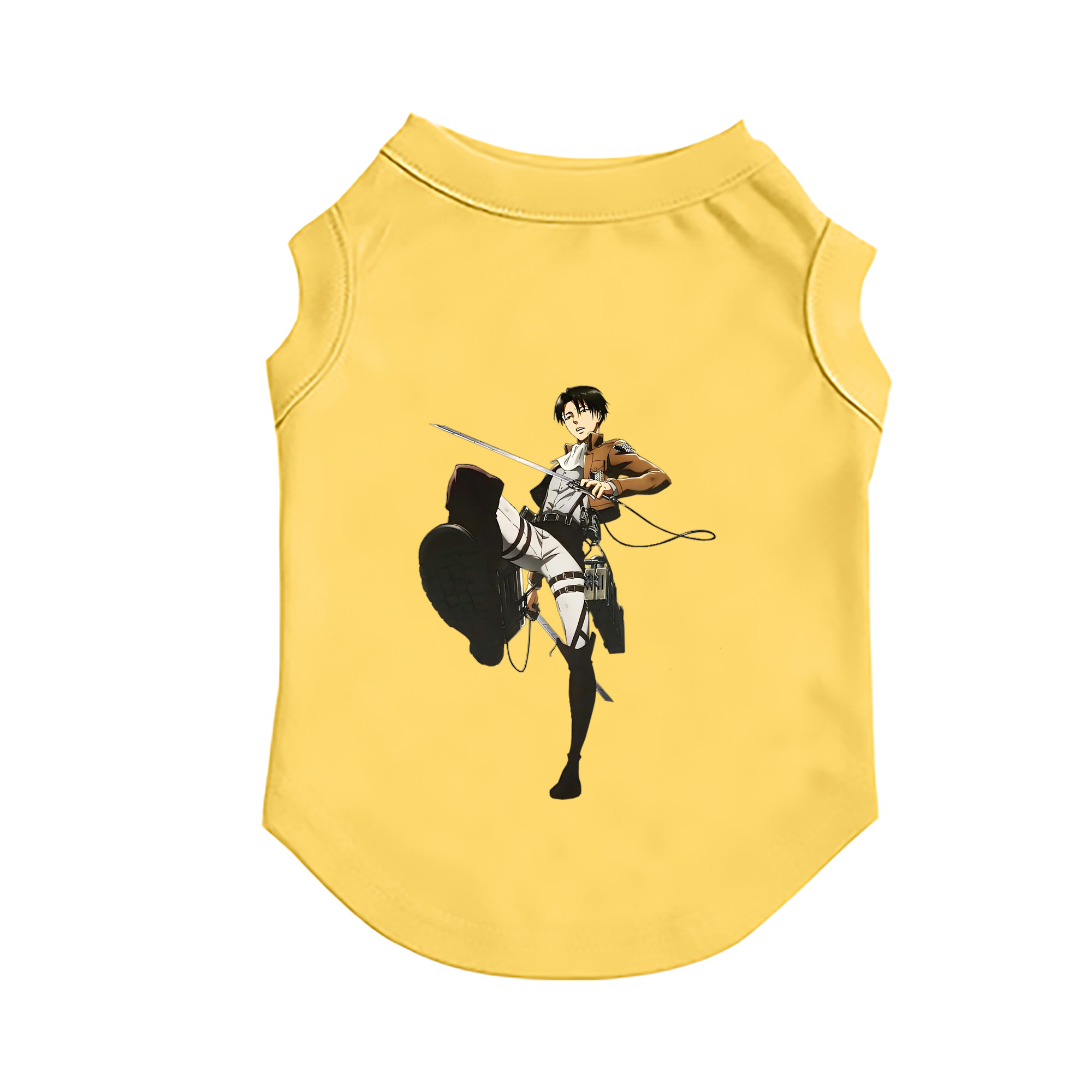 （画像用） 進撃の巨人 リヴァイ·アッカーマン Attack on Titan Levi Ackerman ペット用ベスト