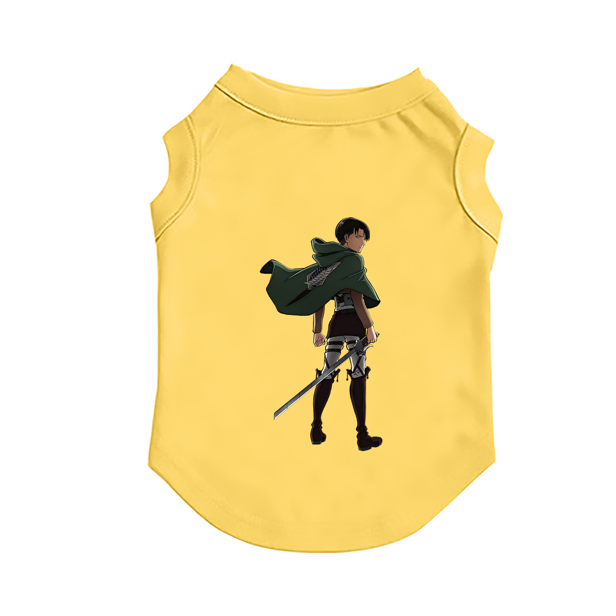 （画像用） 進撃の巨人 リヴァイ·アッカーマン Attack on Titan Levi Ackerman ペット用ベスト