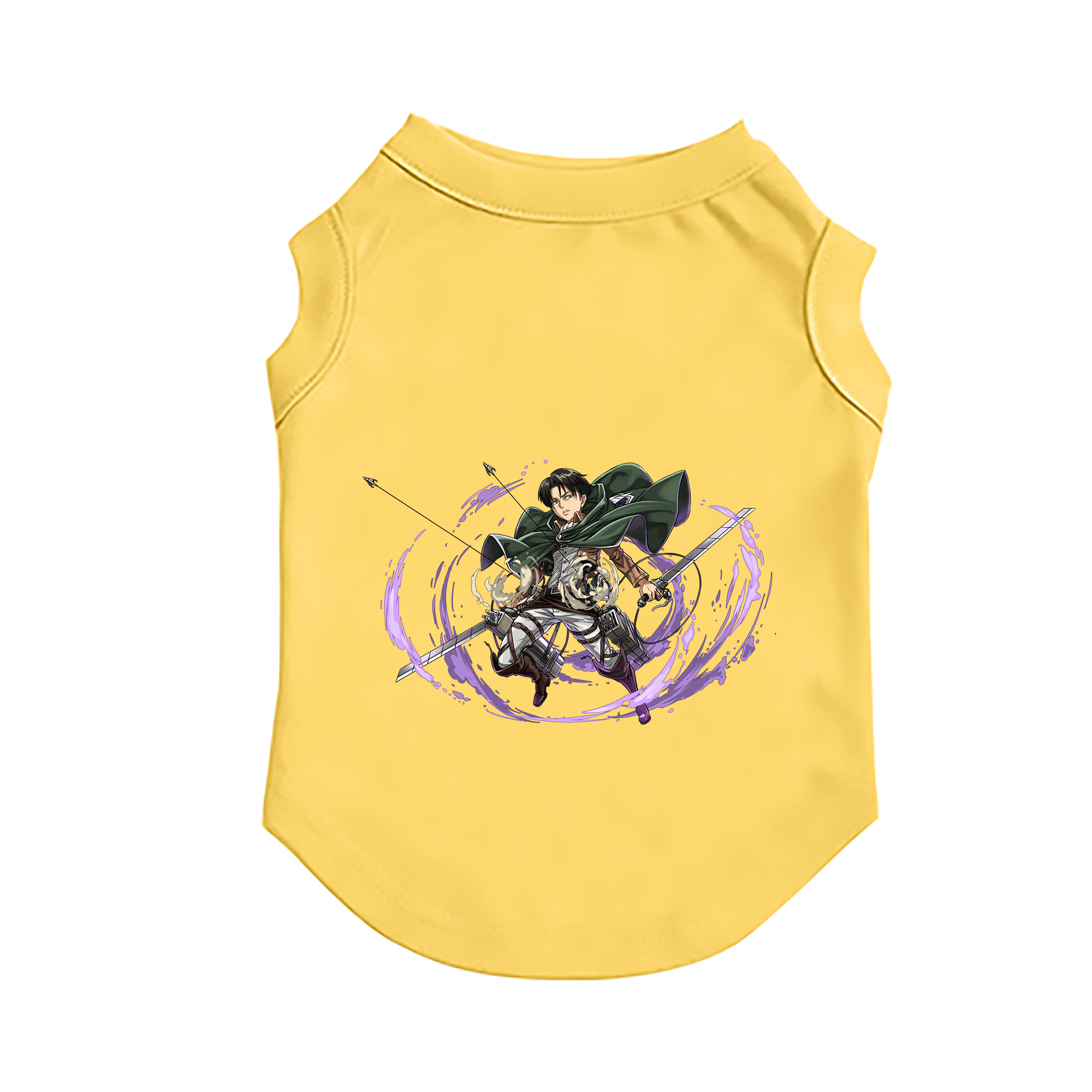 （画像用） 進撃の巨人 リヴァイ·アッカーマン Attack on Titan Levi Ackerman ペット用ベスト