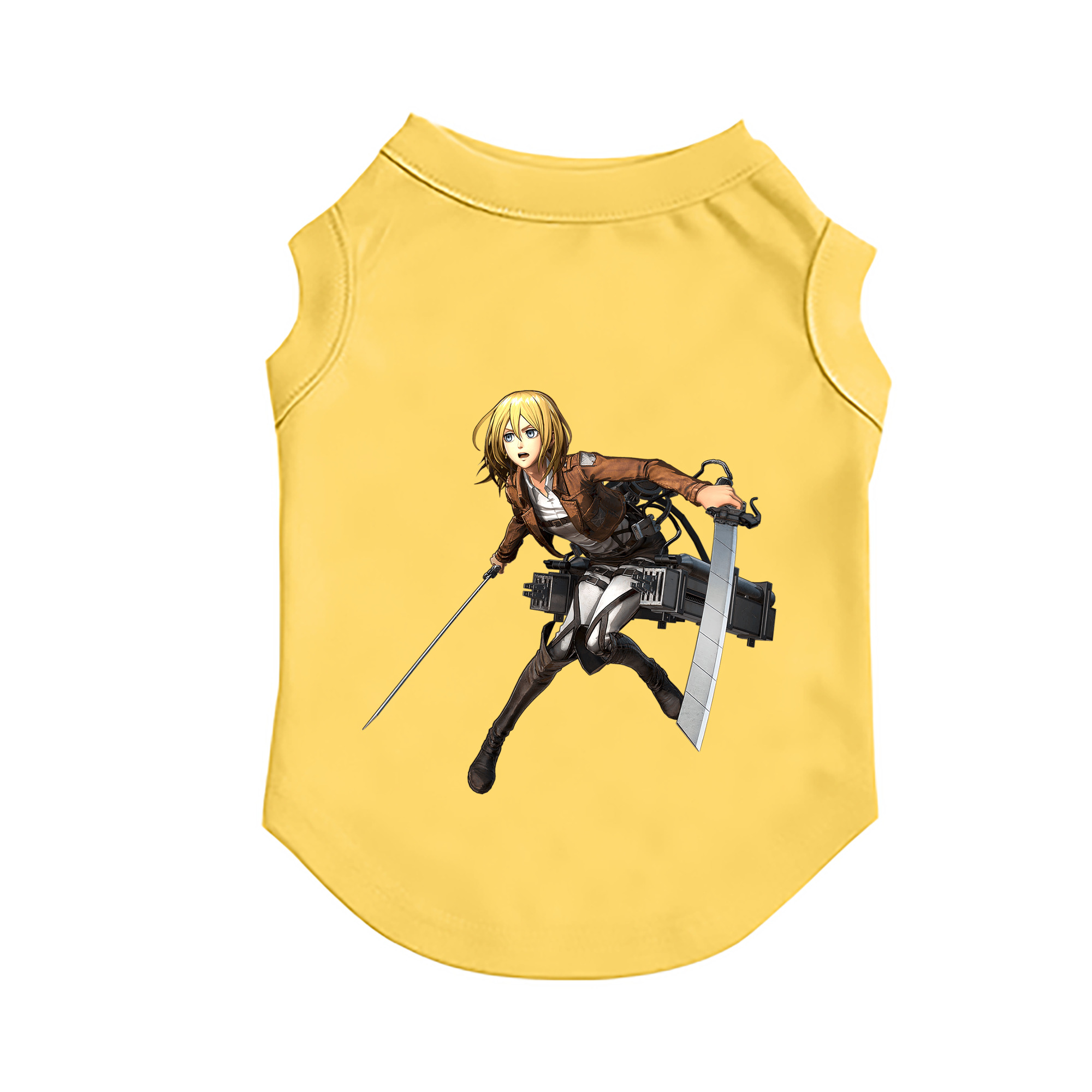 （画像用） 進撃の巨人 クリスタ·レンズ Attack on Titan Christa Lenz ペット用ベスト