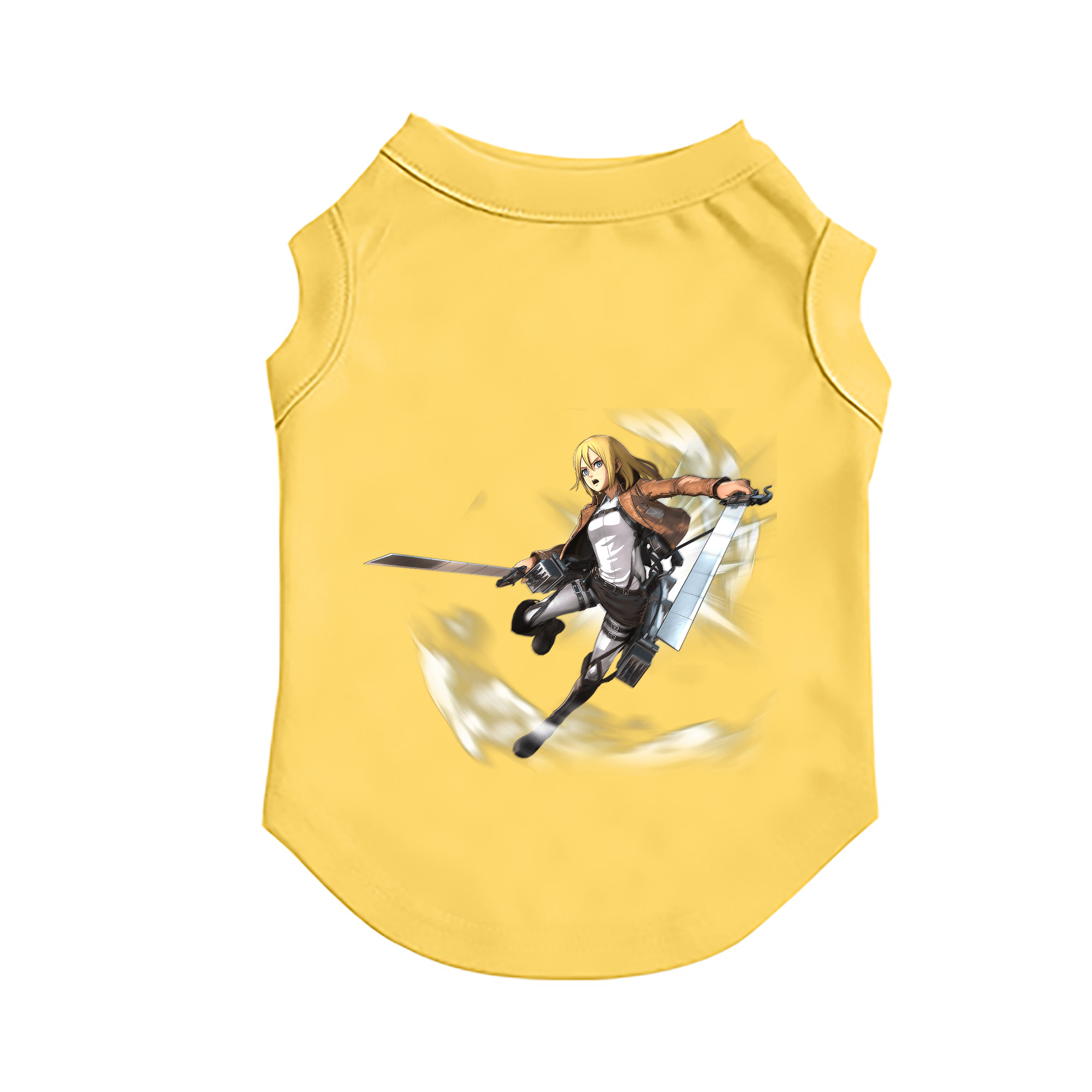 （画像用） 進撃の巨人 クリスタ·レンズ Attack on Titan Christa Lenz ペット用ベスト