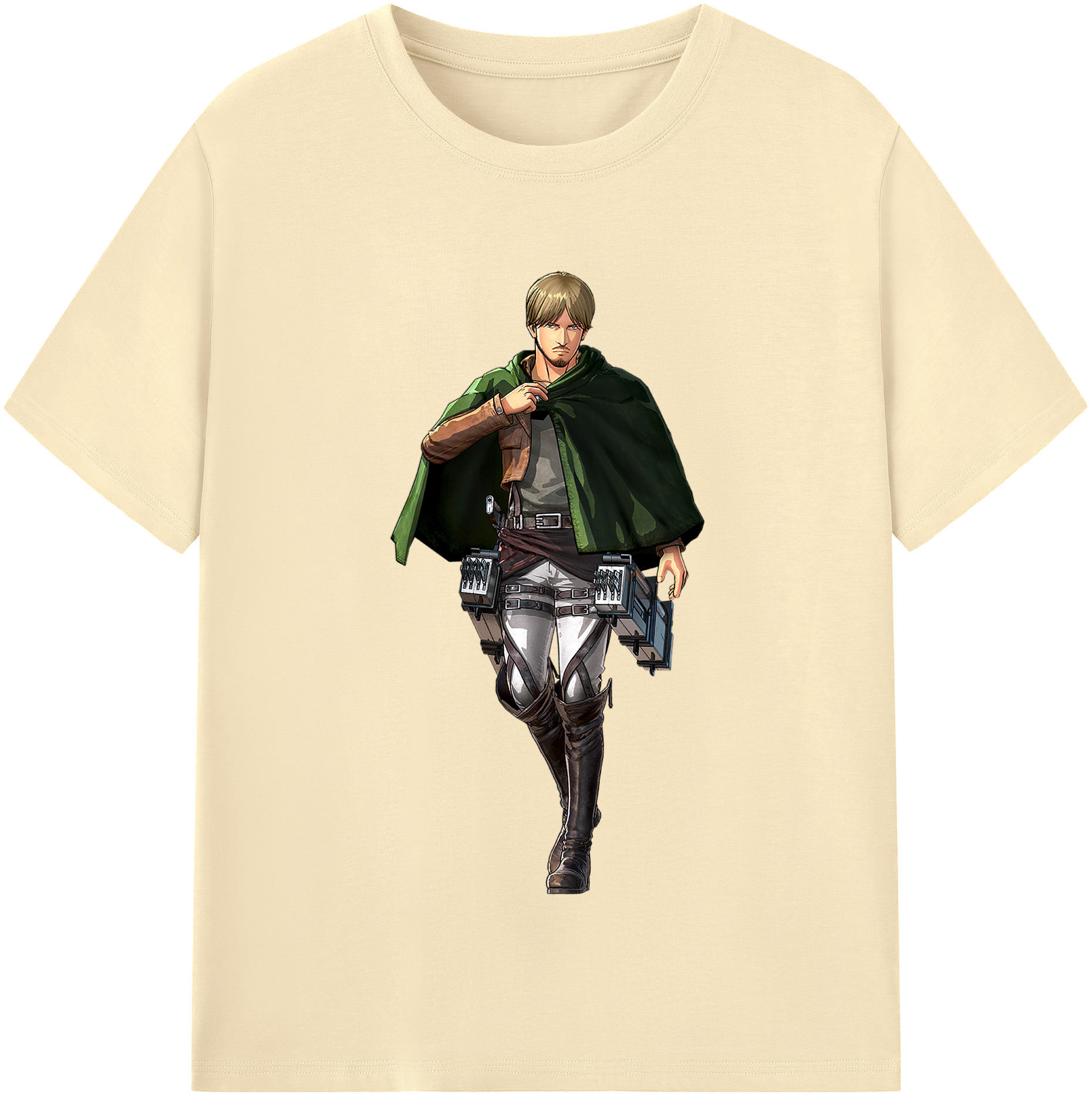 （画像用） 進撃の巨人 ミケ·ザカリアス Attack on Titan Mike Zakarius 綿100％半袖Tシャツ（フロントプリント）