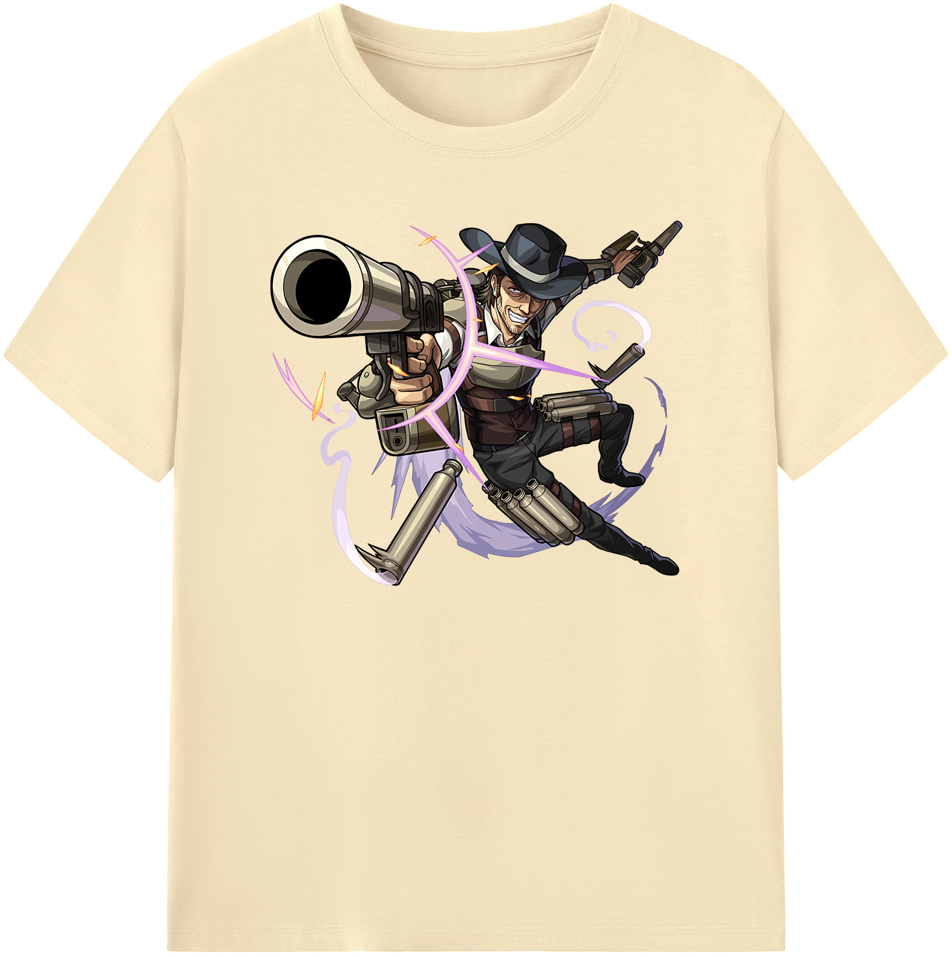 （画像用） 進撃の巨人 ケニー·アッカーマン Attack on Titan Kenny Ackerman 綿100％半袖Tシャツ（フロントプリント）