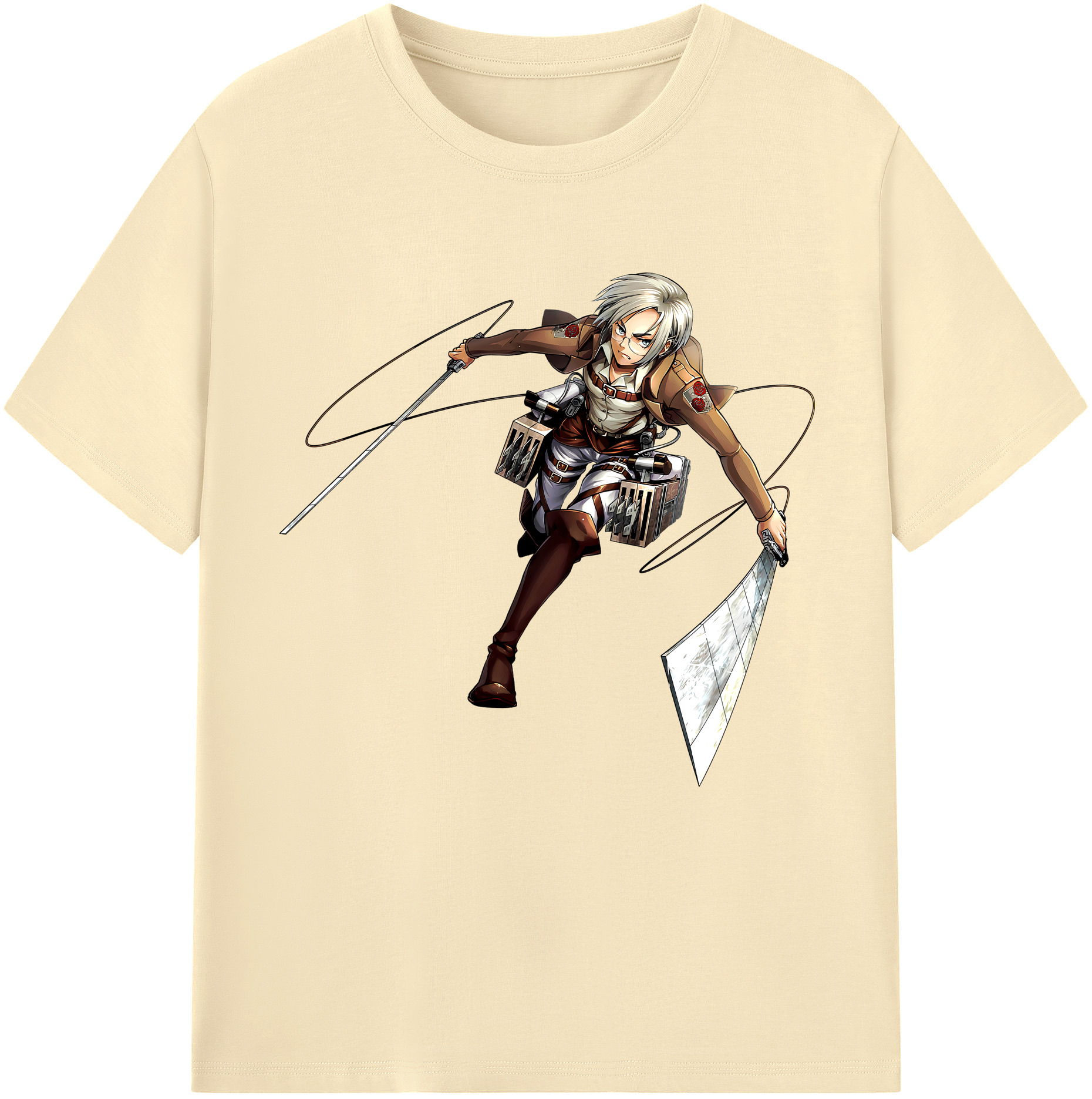 （画像用）  綿100％半袖Tシャツ（フロントプリント）