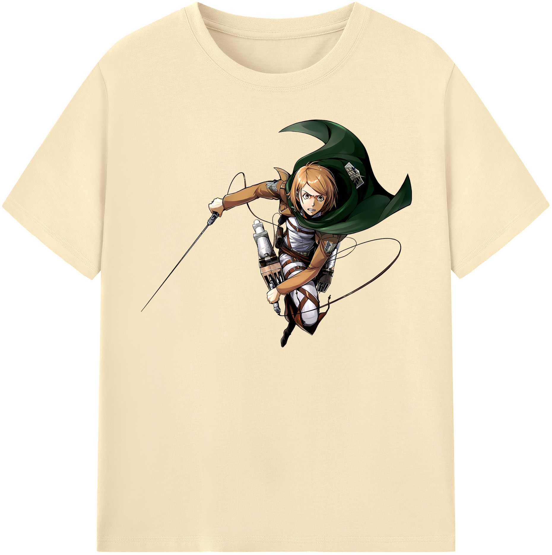 （画像用） 進撃の巨人 ペトラ·ラル Attack on Titan Petra Rall 綿100％半袖Tシャツ（フロントプリント）