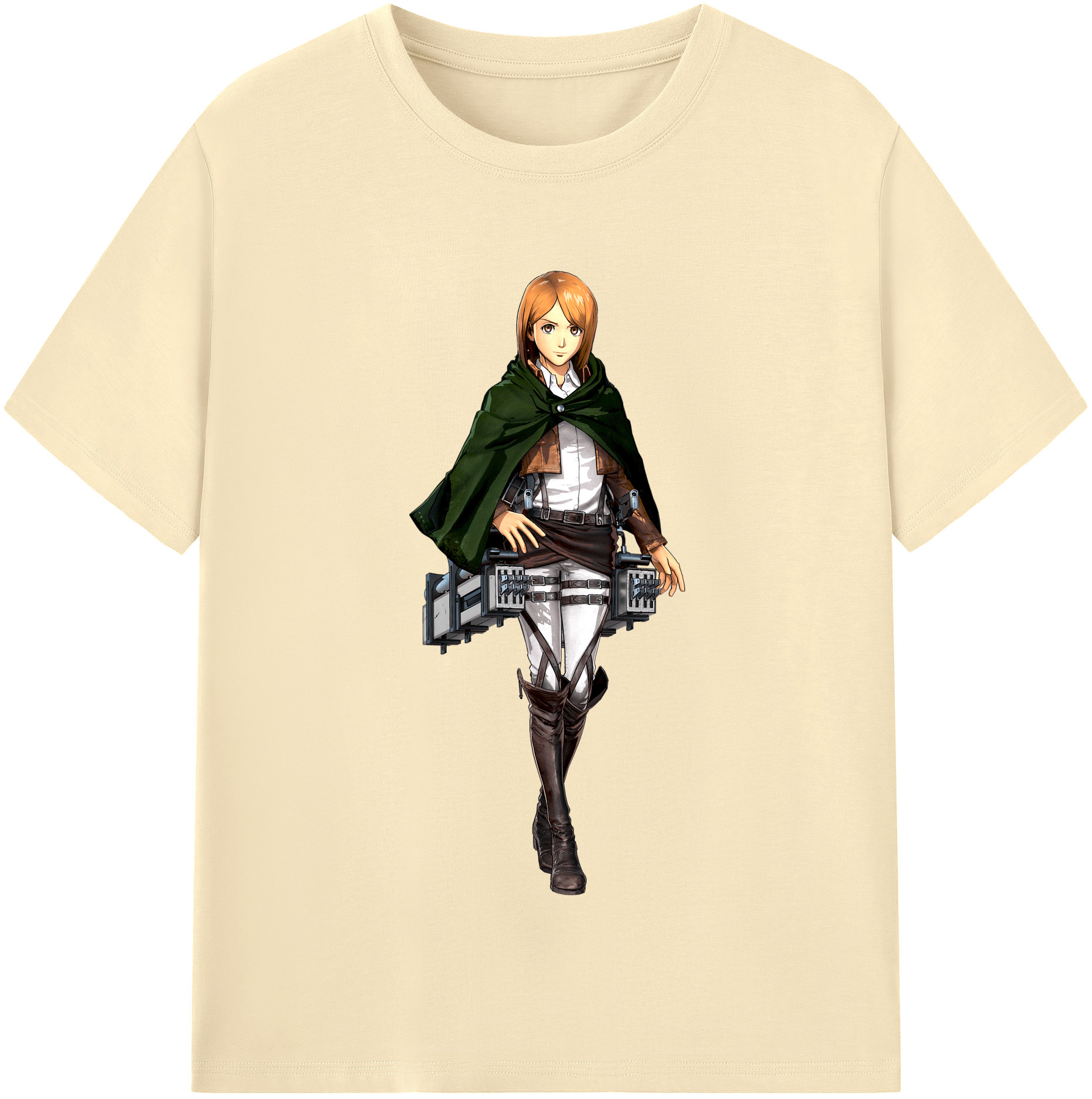（画像用） 進撃の巨人 ペトラ·ラル Attack on Titan Petra Rall 綿100％半袖Tシャツ（フロントプリント）