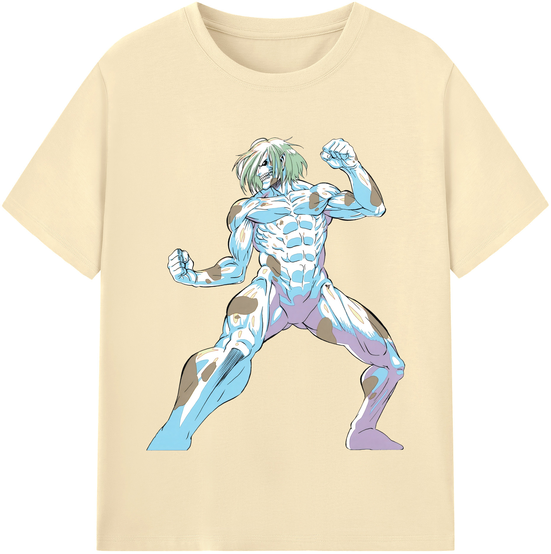 （画像用） 進撃の巨人 Attack on Titan 綿100％半袖Tシャツ（フロントプリント）
