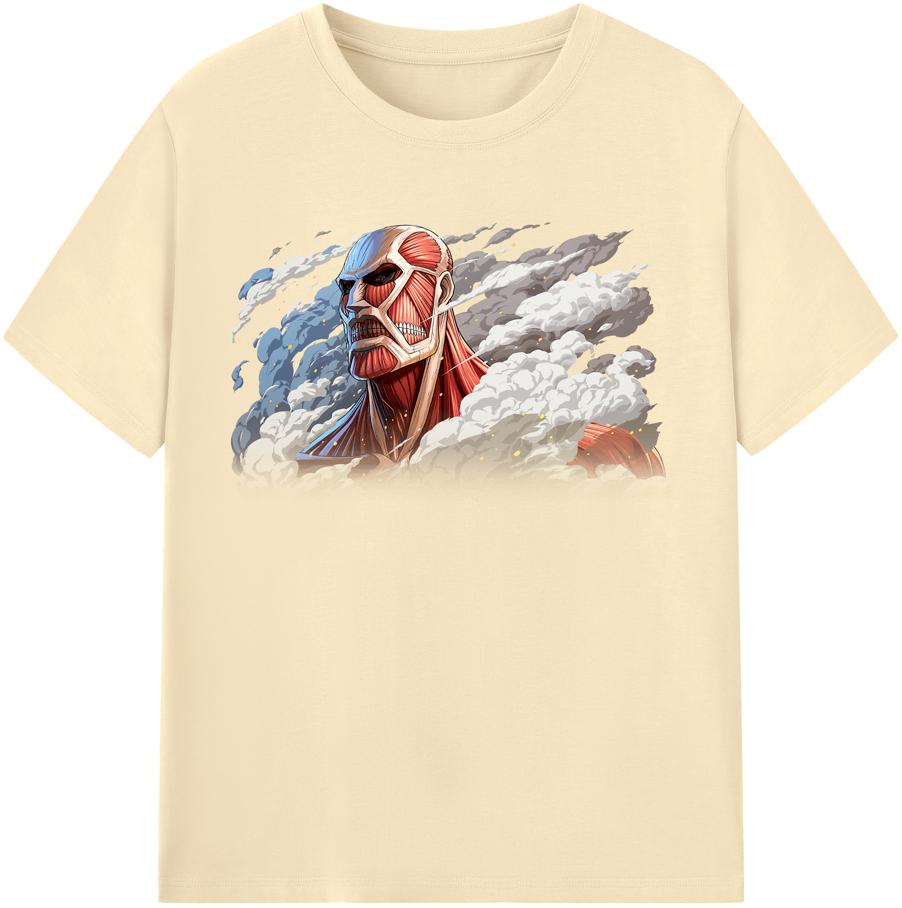 （画像用） 進撃の巨人 Attack on Titan 綿100％半袖Tシャツ（フロントプリント）