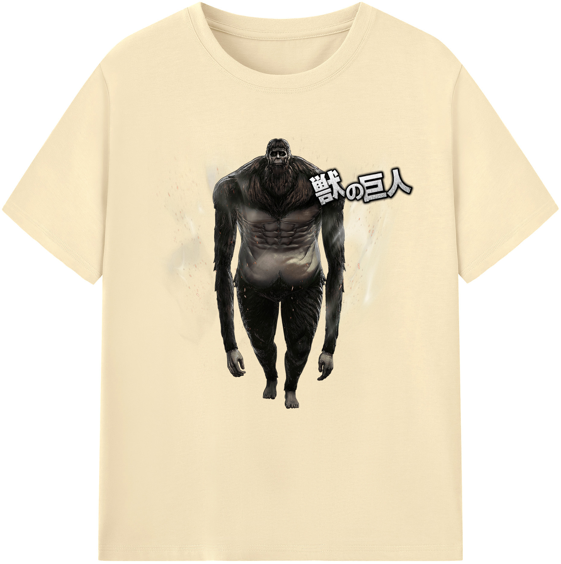 （画像用） 進撃の巨人 Attack on Titan 綿100％半袖Tシャツ（フロントプリント）