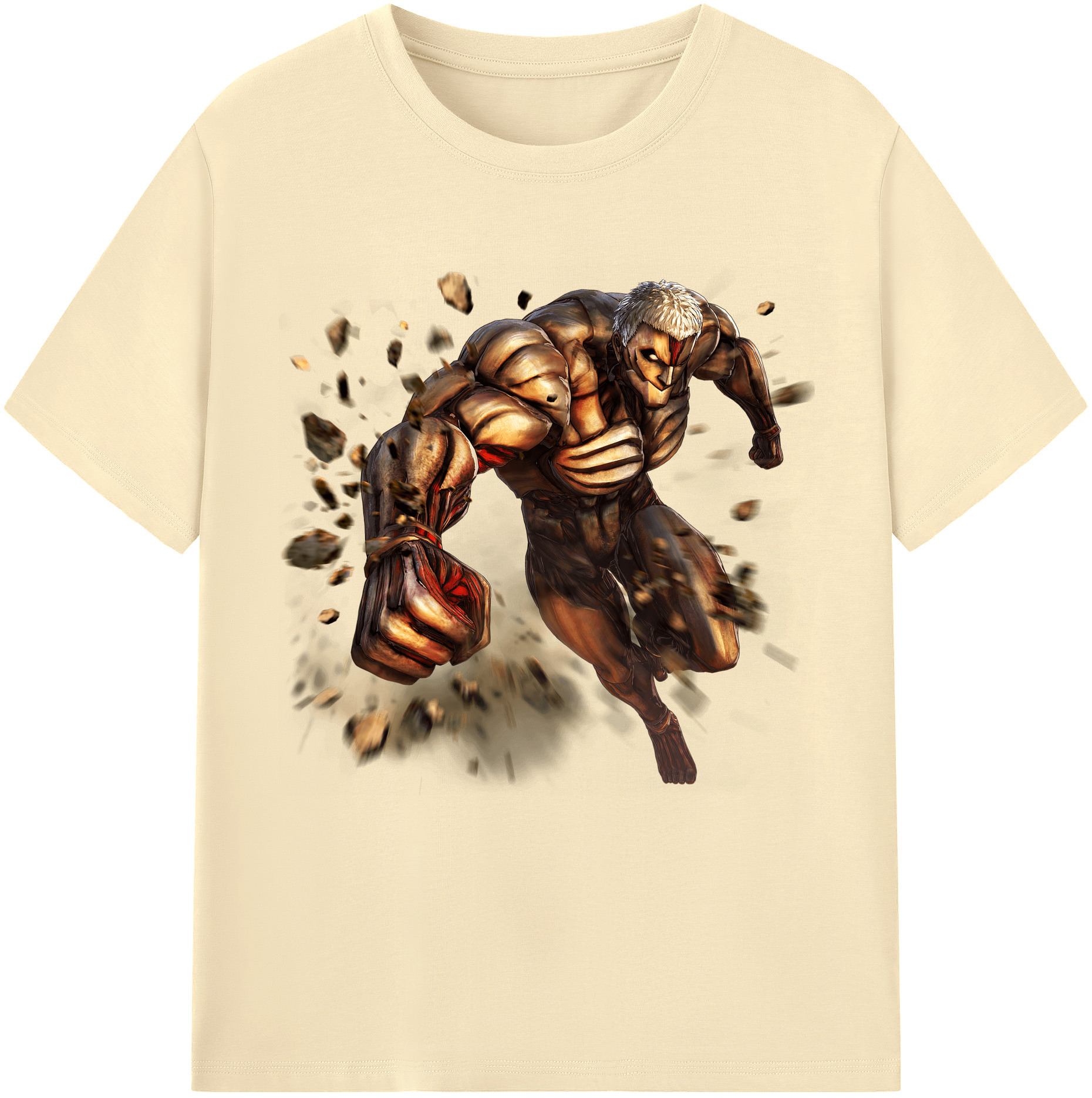 （画像用） 進撃の巨人 Attack on Titan 綿100％半袖Tシャツ（フロントプリント）