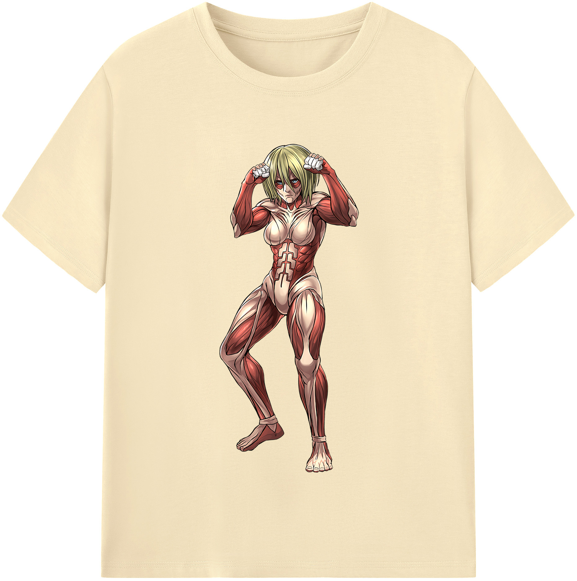 （画像用） 進撃の巨人 Attack on Titan 綿100％半袖Tシャツ（フロントプリント）