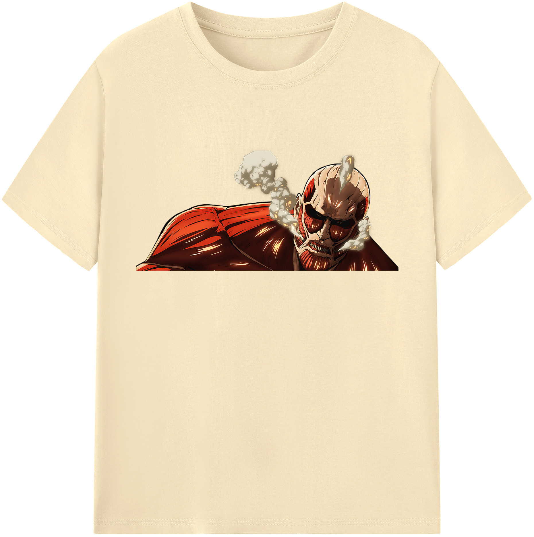 （画像用） 進撃の巨人 Attack on Titan 綿100％半袖Tシャツ（フロントプリント）