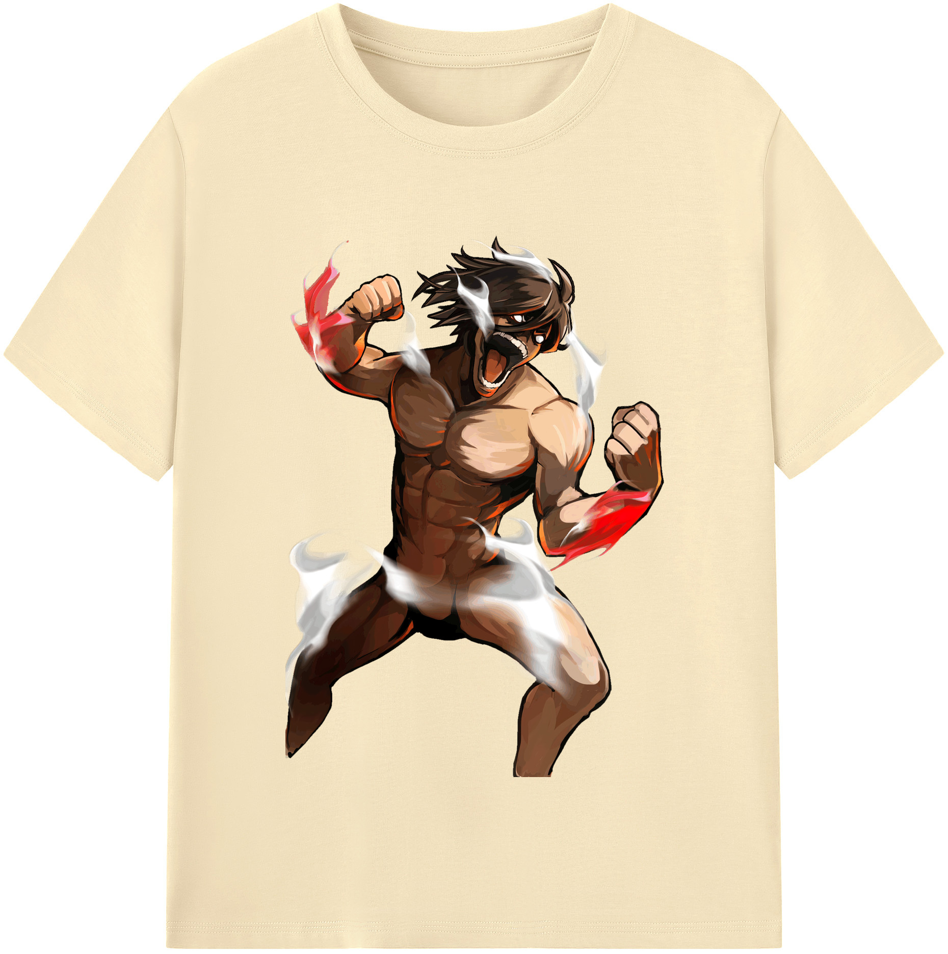 （画像用） 進撃の巨人 Attack on Titan 綿100％半袖Tシャツ（フロントプリント）