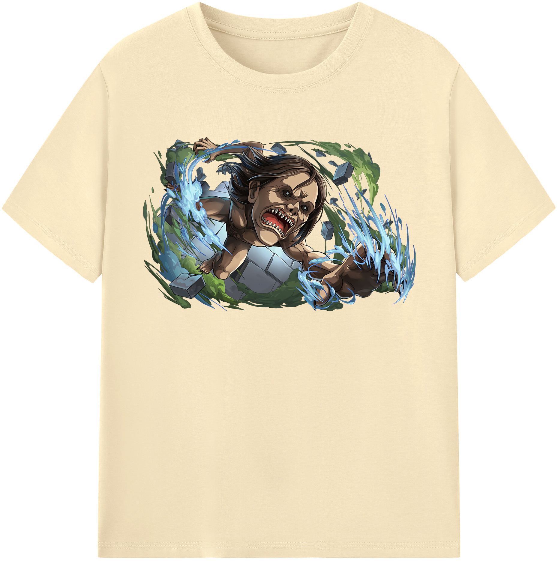 （画像用） 進撃の巨人 Attack on Titan 綿100％半袖Tシャツ（フロントプリント）