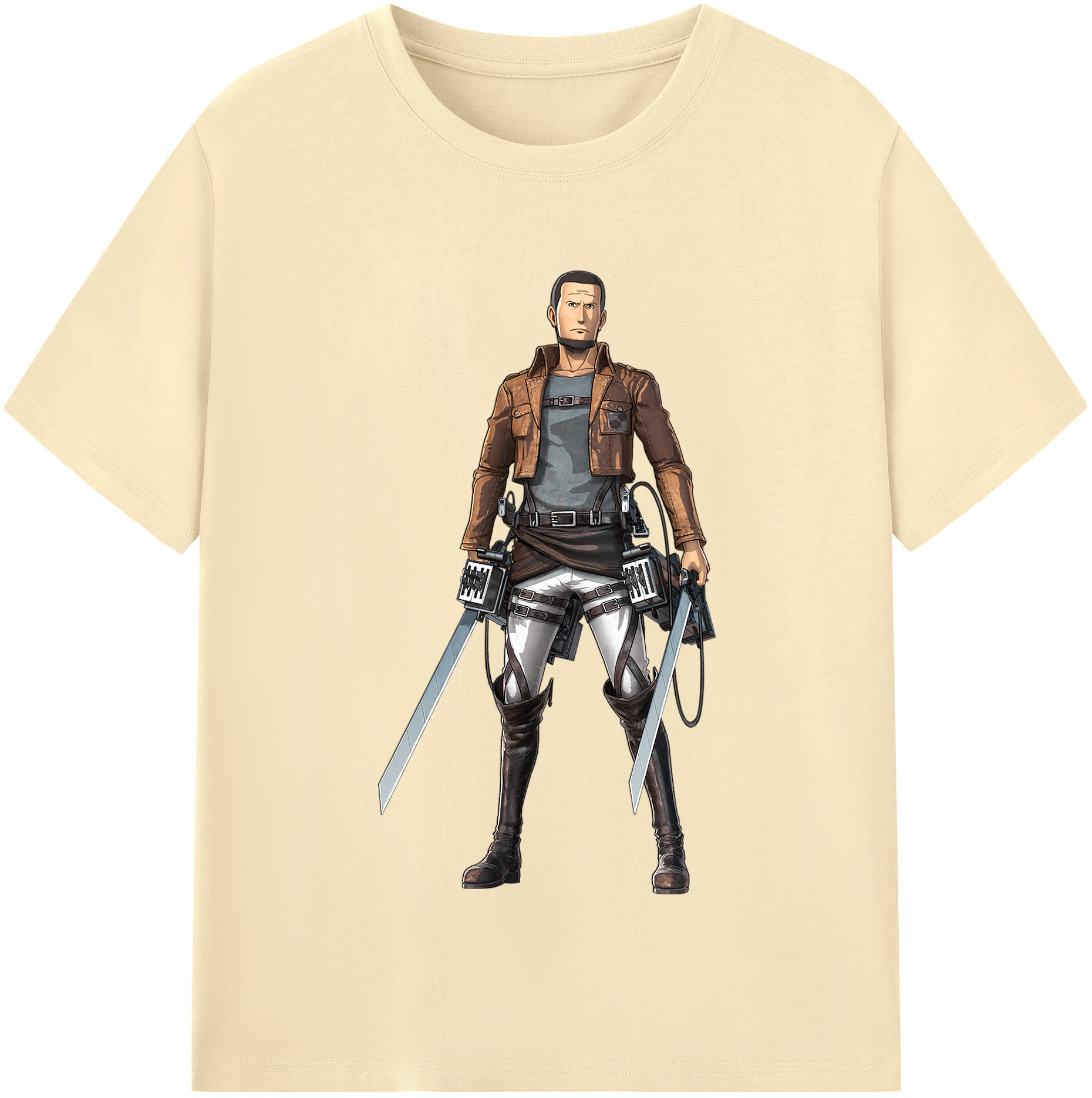 （画像用） 進撃の巨人 Attack on Titan 綿100％半袖Tシャツ（フロントプリント）