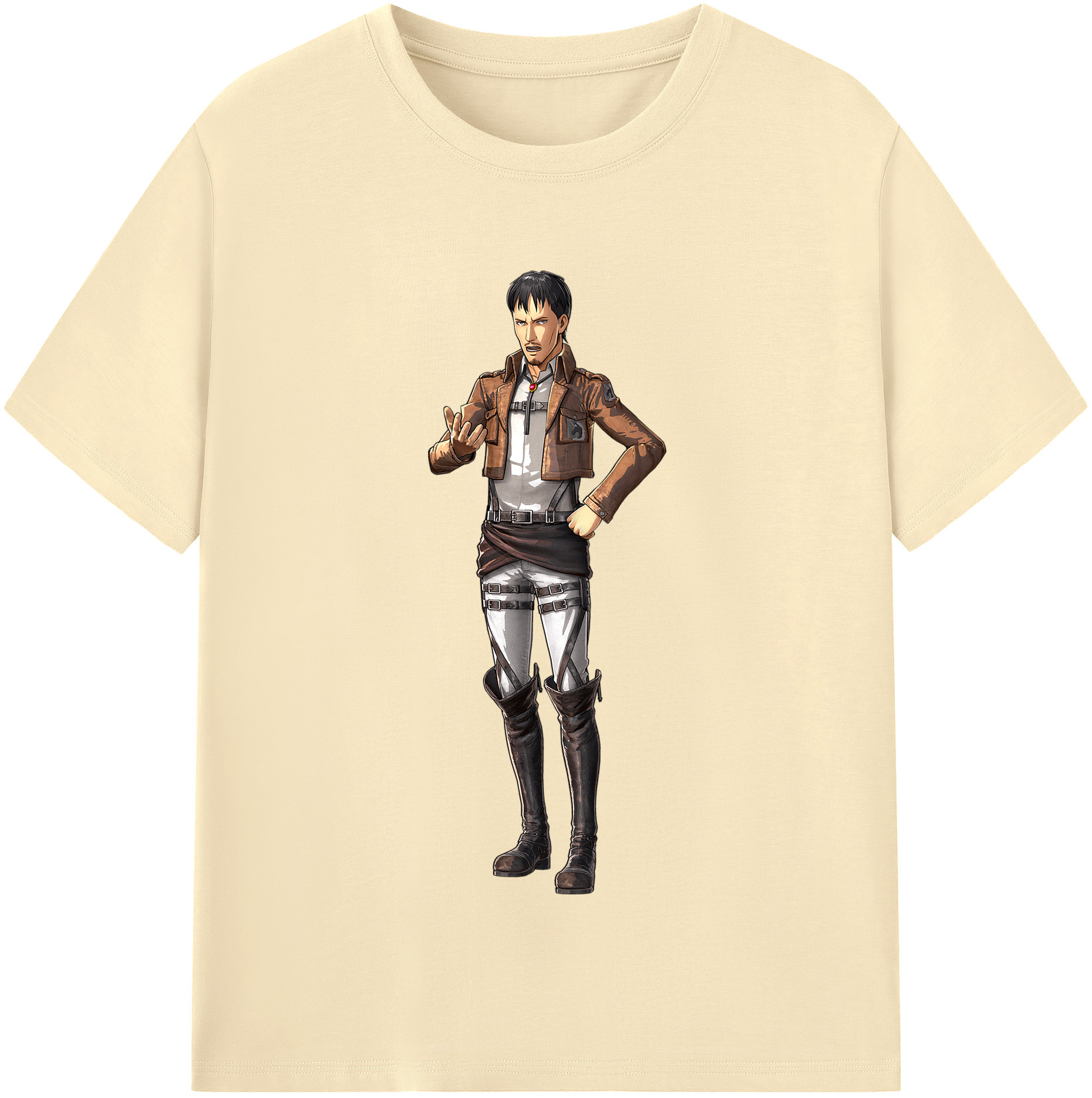 （画像用） 進撃の巨人 Attack on Titan 綿100％半袖Tシャツ（フロントプリント）