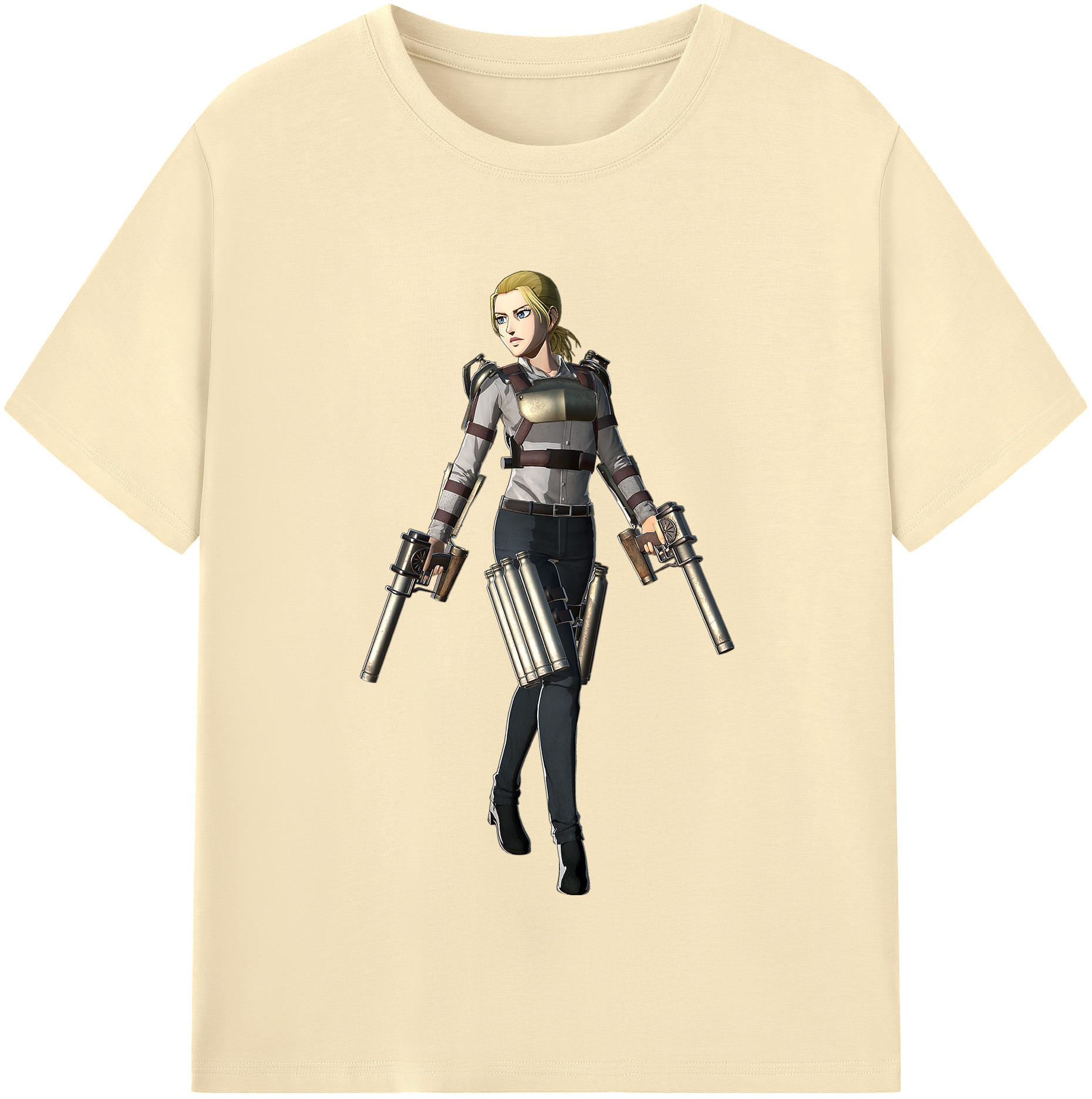 （画像用） 進撃の巨人 Attack on Titan 綿100％半袖Tシャツ（フロントプリント）