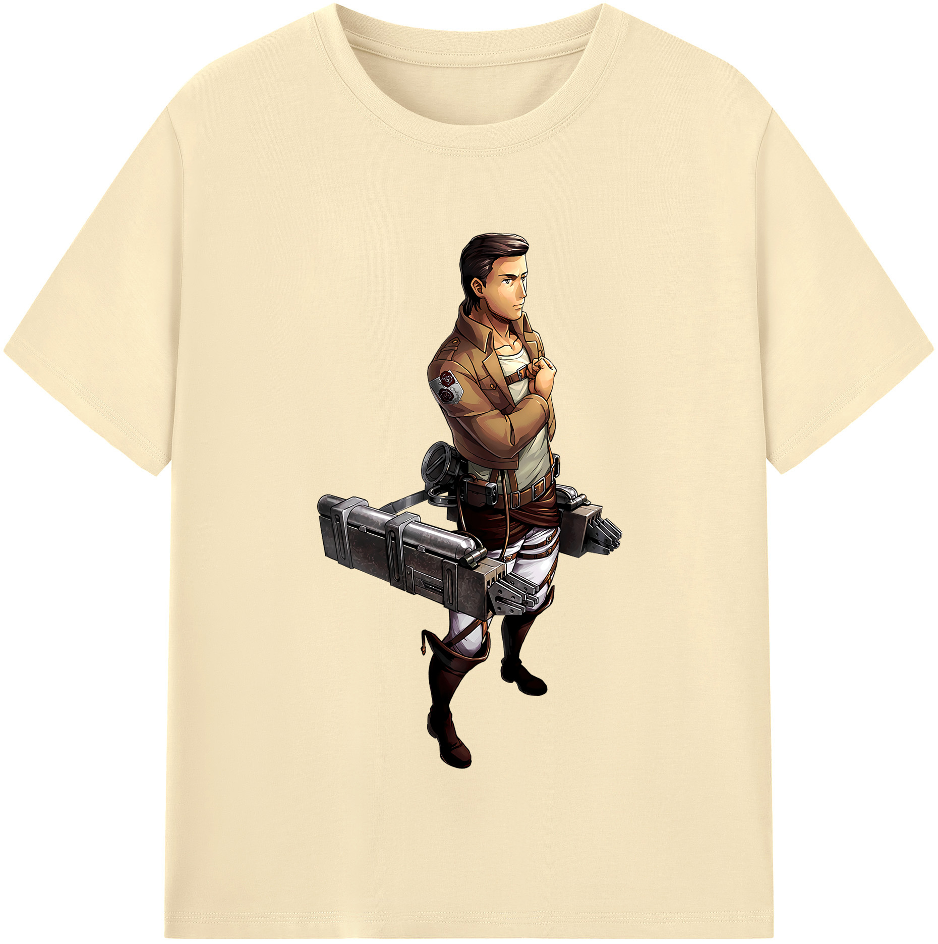 （画像用） 進撃の巨人 Attack on Titan 綿100％半袖Tシャツ（フロントプリント）