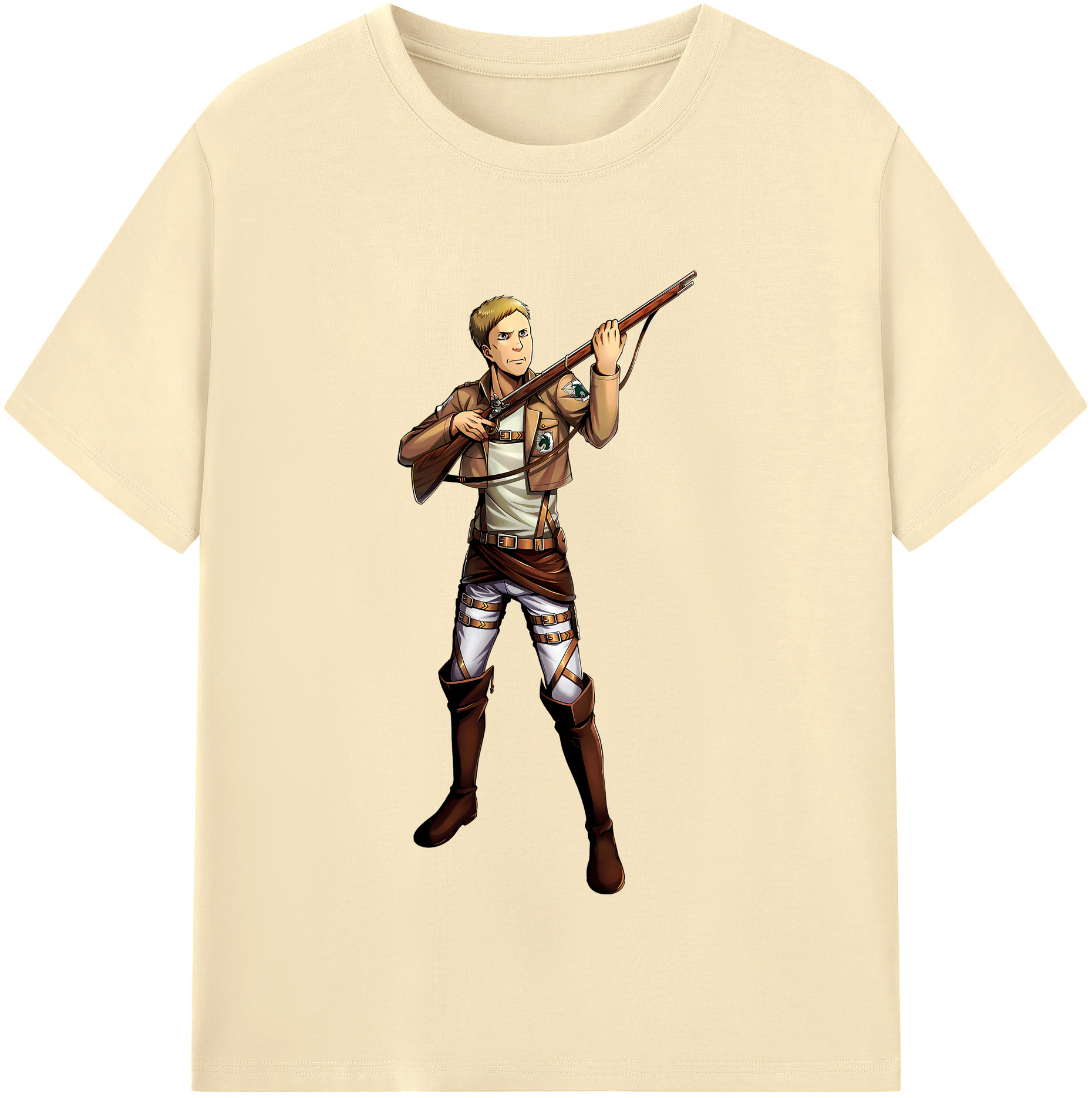 （画像用） 進撃の巨人 Attack on Titan 綿100％半袖Tシャツ（フロントプリント）
