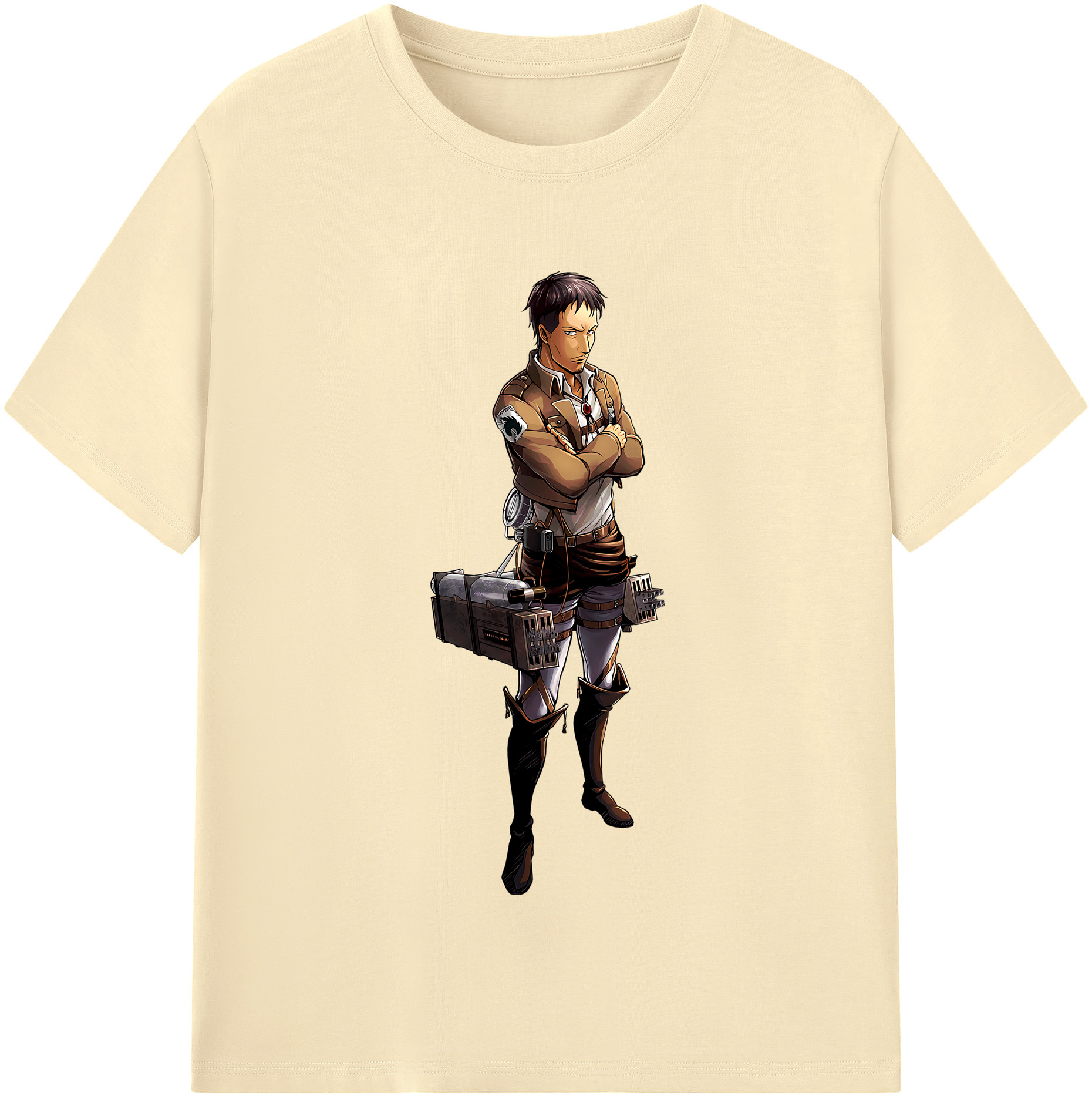 （画像用） 進撃の巨人 Attack on Titan 綿100％半袖Tシャツ（フロントプリント）