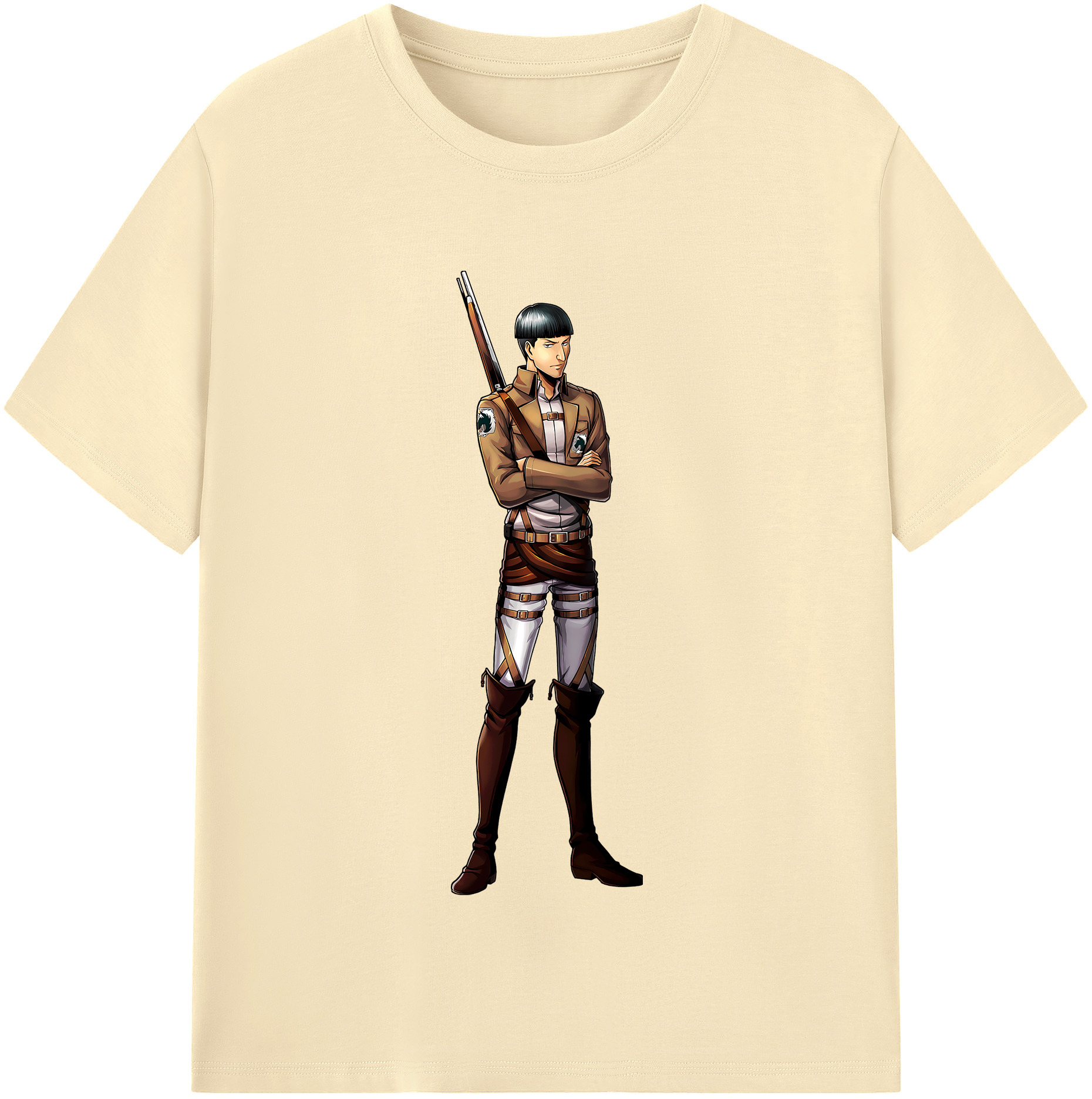 （画像用） 進撃の巨人 Attack on Titan 綿100％半袖Tシャツ（フロントプリント）