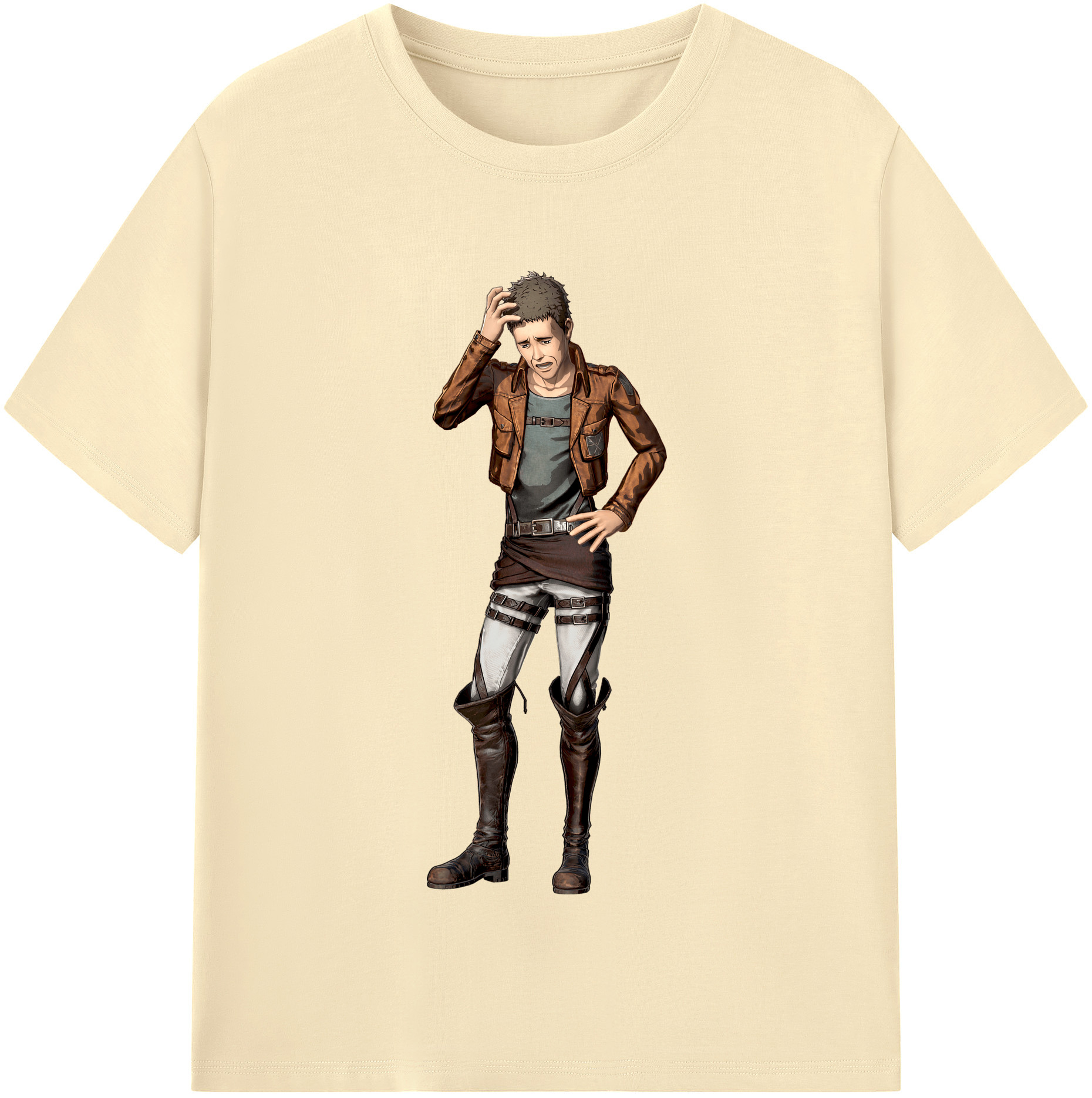 （画像用） 進撃の巨人 Attack on Titan 綿100％半袖Tシャツ（フロントプリント）