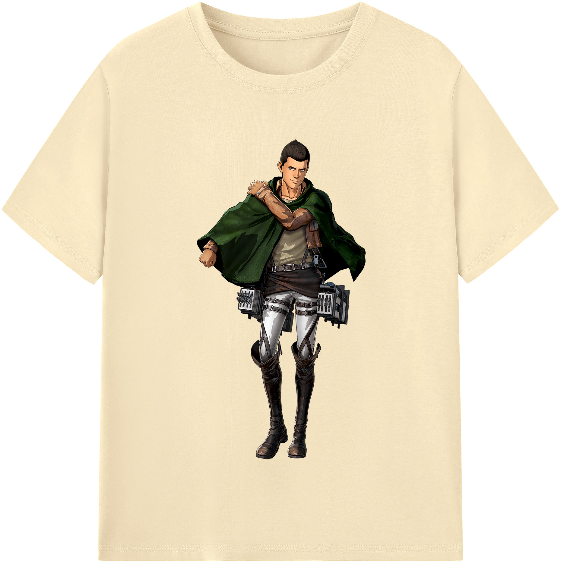（画像用） 進撃の巨人 Attack on Titan 綿100％半袖Tシャツ（フロントプリント）