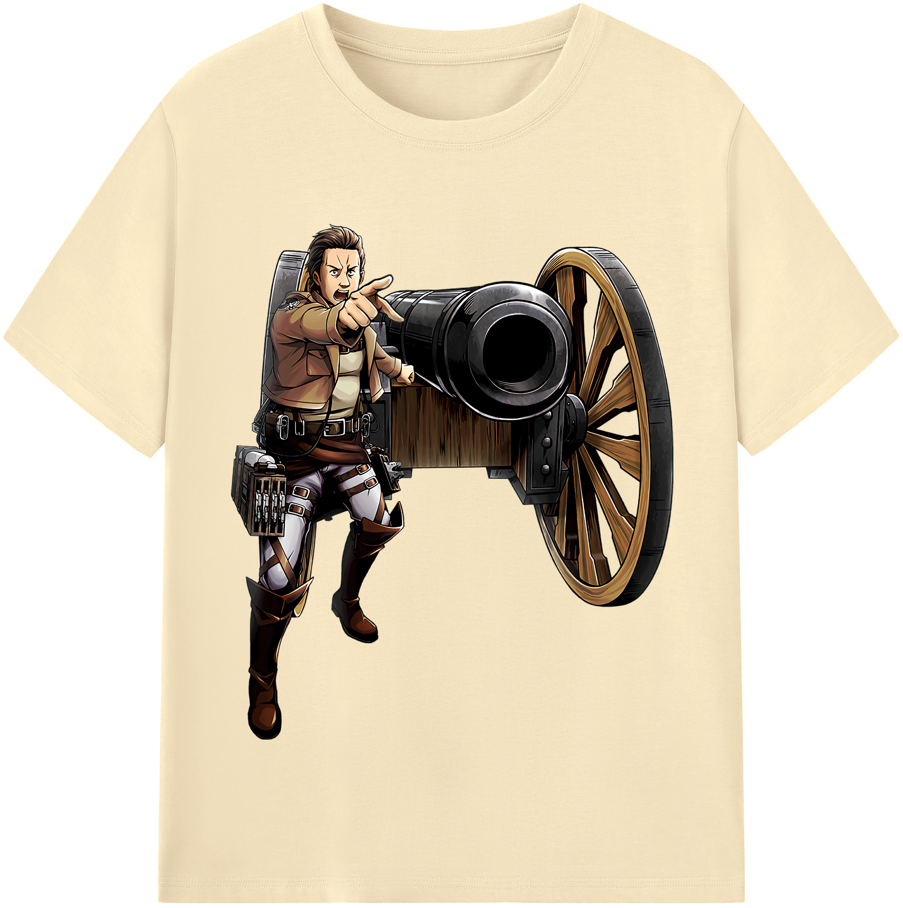 （画像用） 進撃の巨人 Attack on Titan 綿100％半袖Tシャツ（フロントプリント）