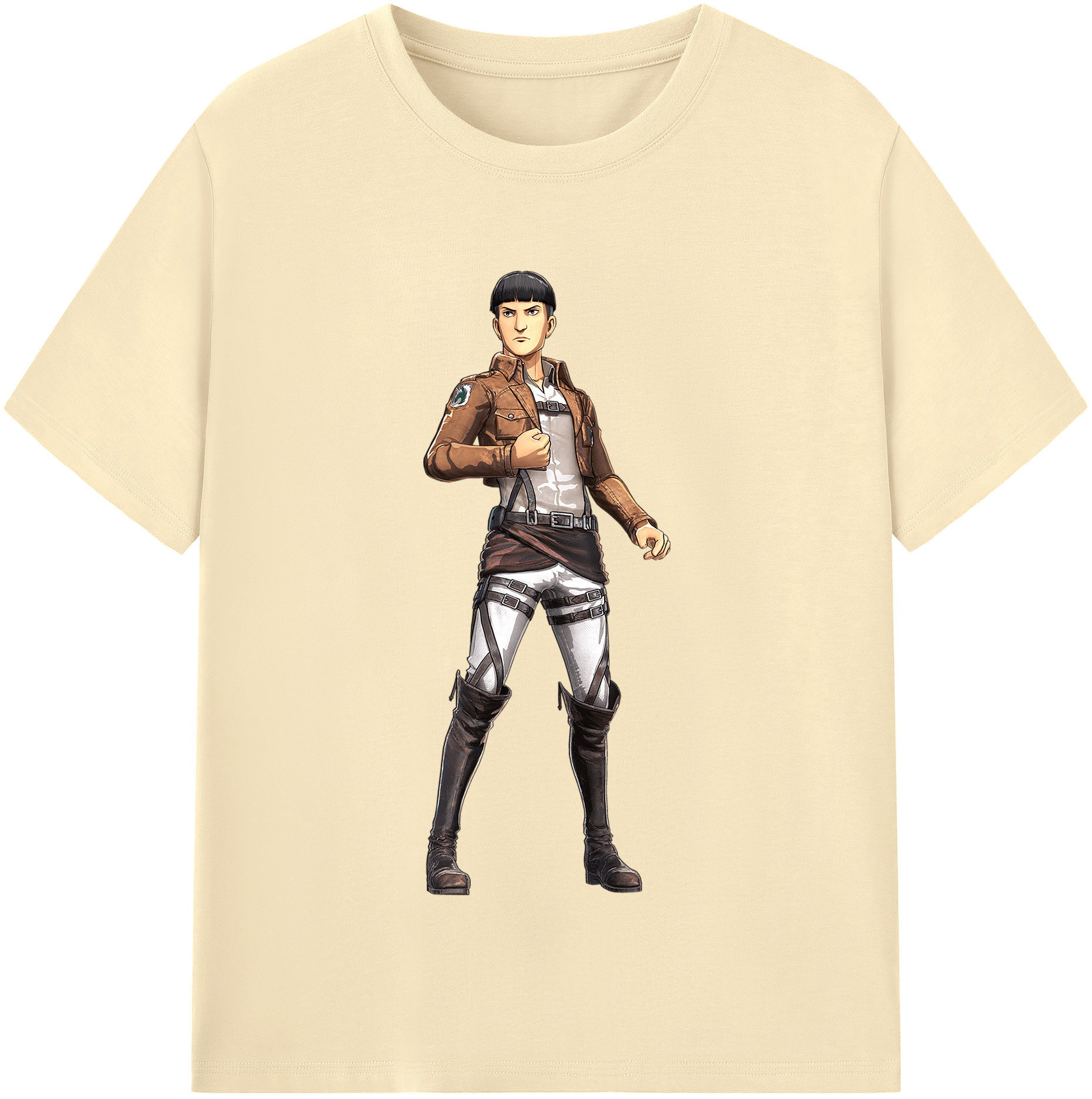 （画像用） 進撃の巨人 Attack on Titan 綿100％半袖Tシャツ（フロントプリント）