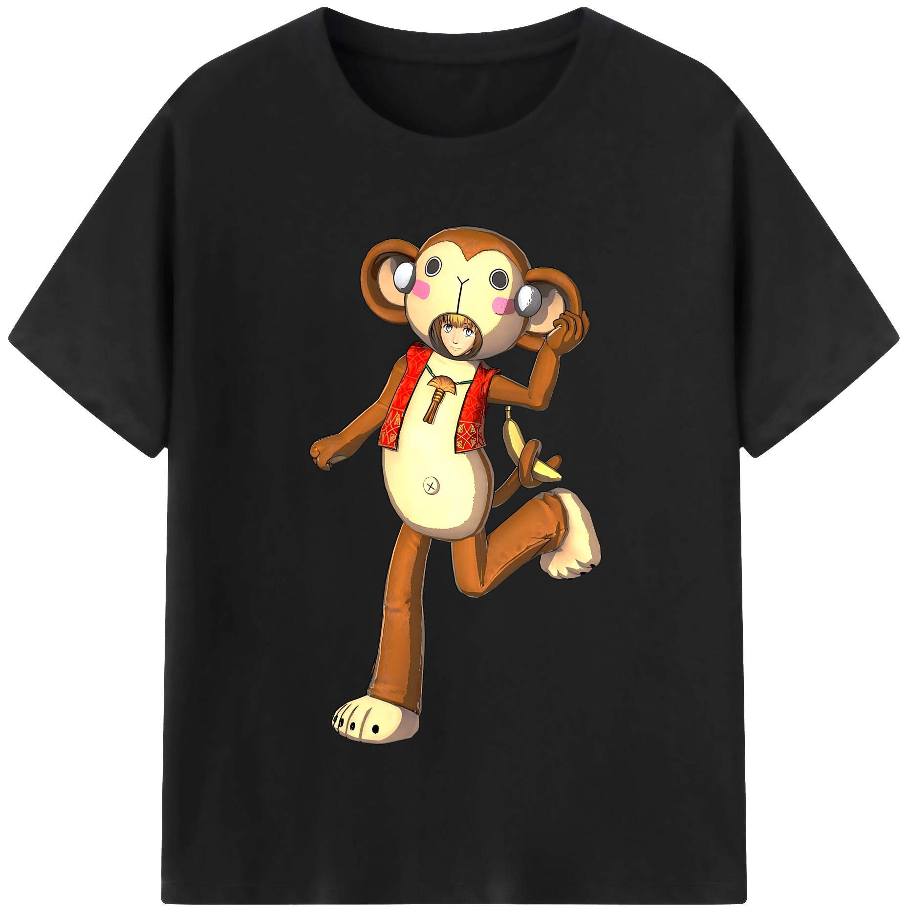 （画像用） 進撃の巨人 アルミン·アルレルト Attack on Titan Armin Arlert 綿100％半袖Tシャツ（フロントプリント）