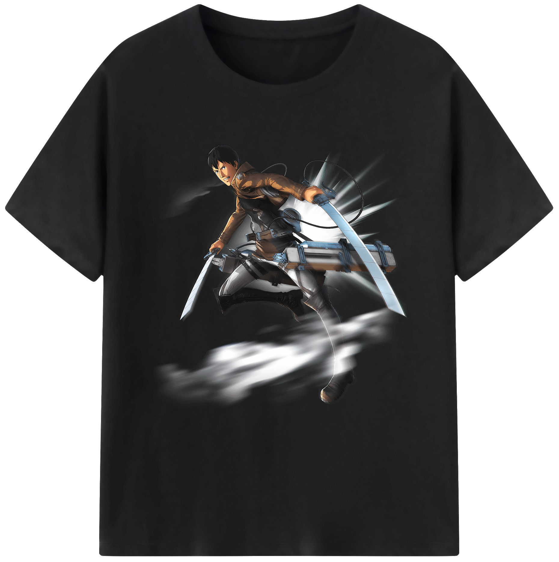 （画像用） 進撃の巨人 ベルトルト・フーバー Attack on Titan Bertholdt Hoover 綿100％半袖Tシャツ（フロントプリント）