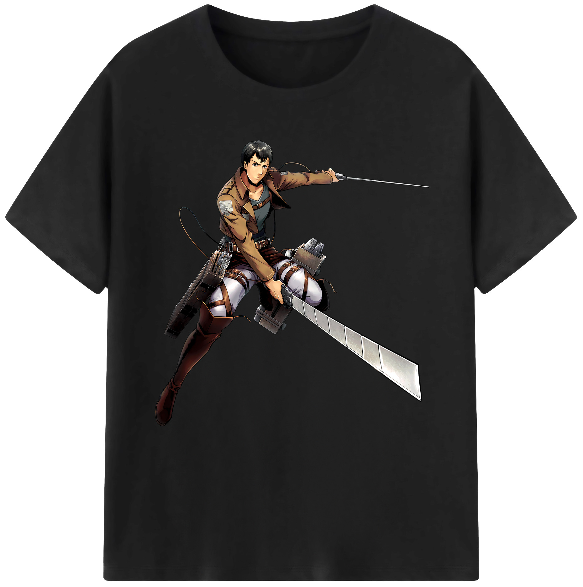 （画像用） 進撃の巨人 ベルトルト・フーバー Attack on Titan Bertholdt Hoover 綿100％半袖Tシャツ（フロントプリント）
