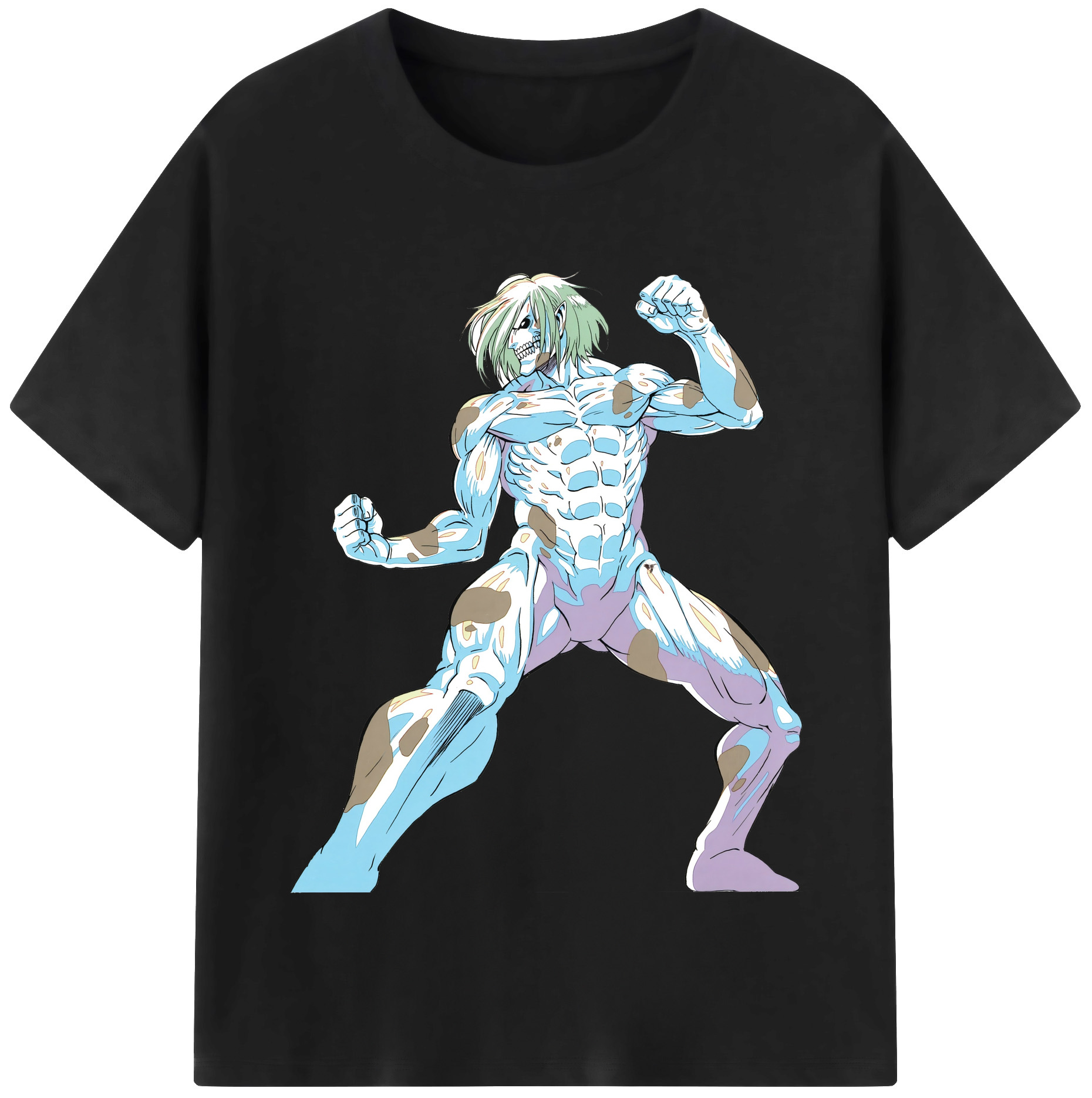 （画像用） 進撃の巨人 Attack on Titan 綿100％半袖Tシャツ（フロントプリント）