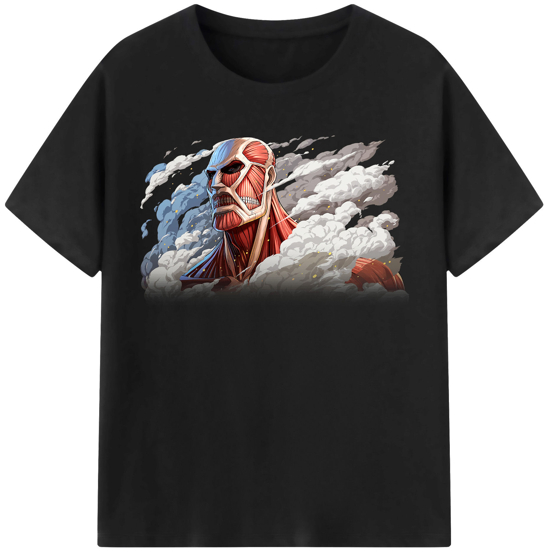 （画像用） 進撃の巨人 Attack on Titan 綿100％半袖Tシャツ（フロントプリント）