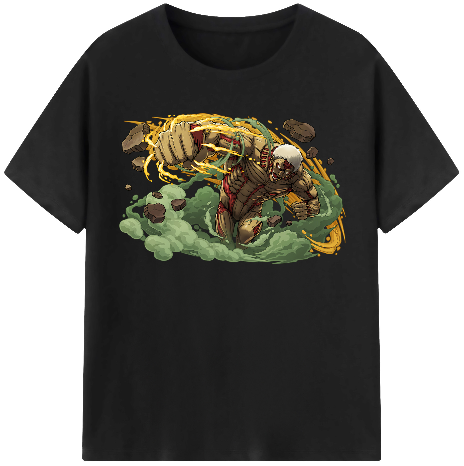 （画像用） 進撃の巨人 Attack on Titan 綿100％半袖Tシャツ（フロントプリント）