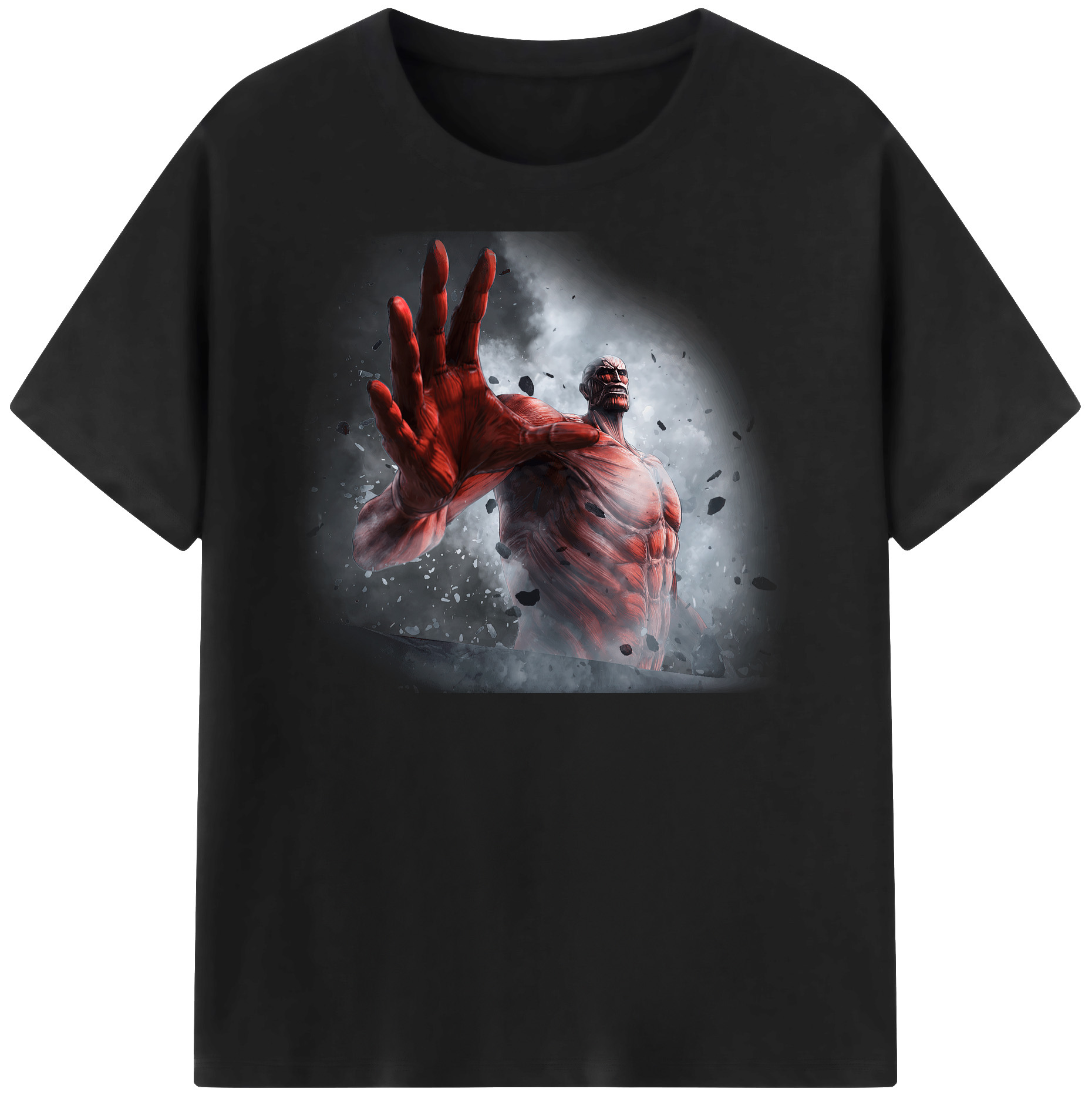 （画像用） 進撃の巨人 Attack on Titan 綿100％半袖Tシャツ（フロントプリント）
